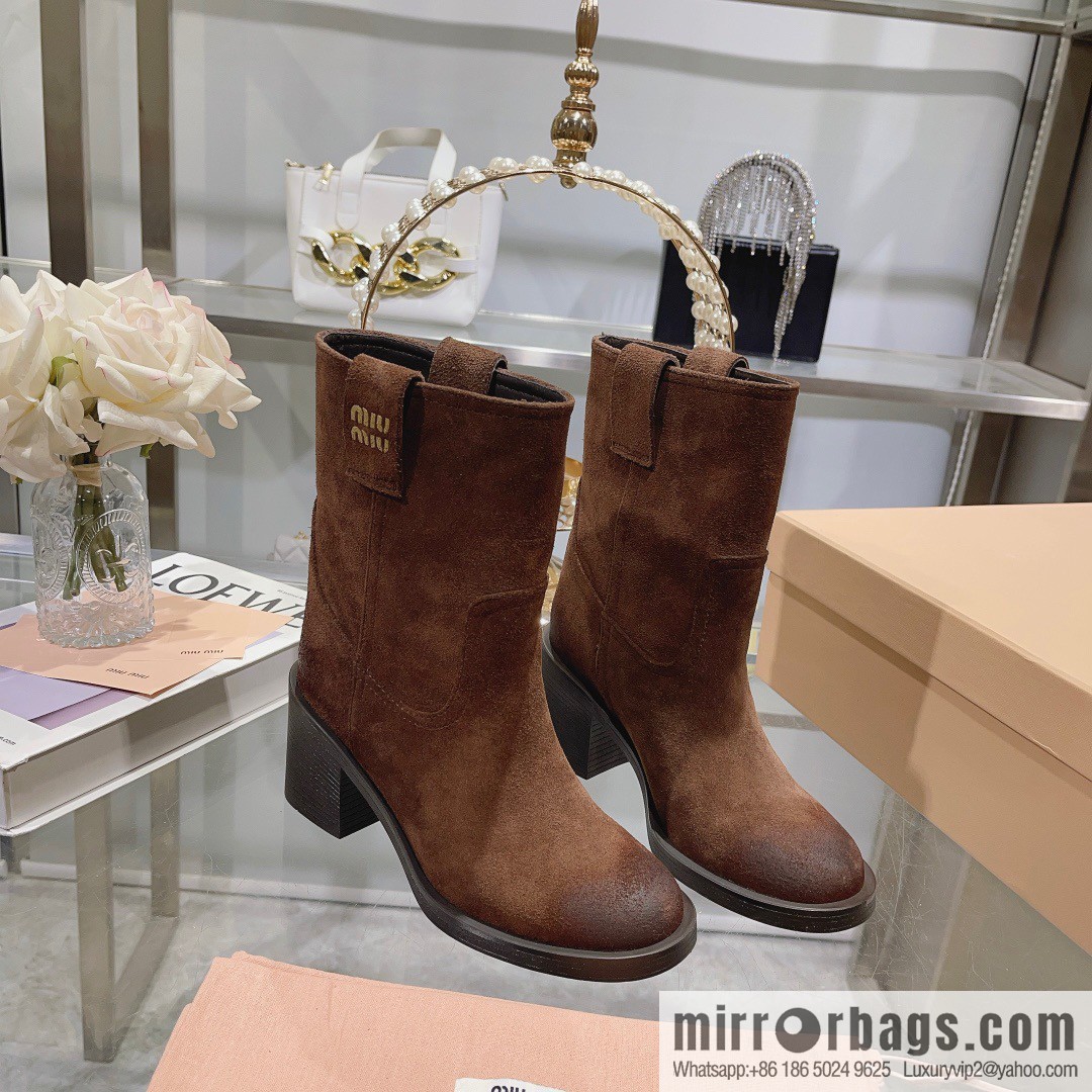 🐰🐰✅ 𝟮𝟬𝟮𝟯𝙨𝙨 Miumi * 2023 Autumn/Winter Show New Boots