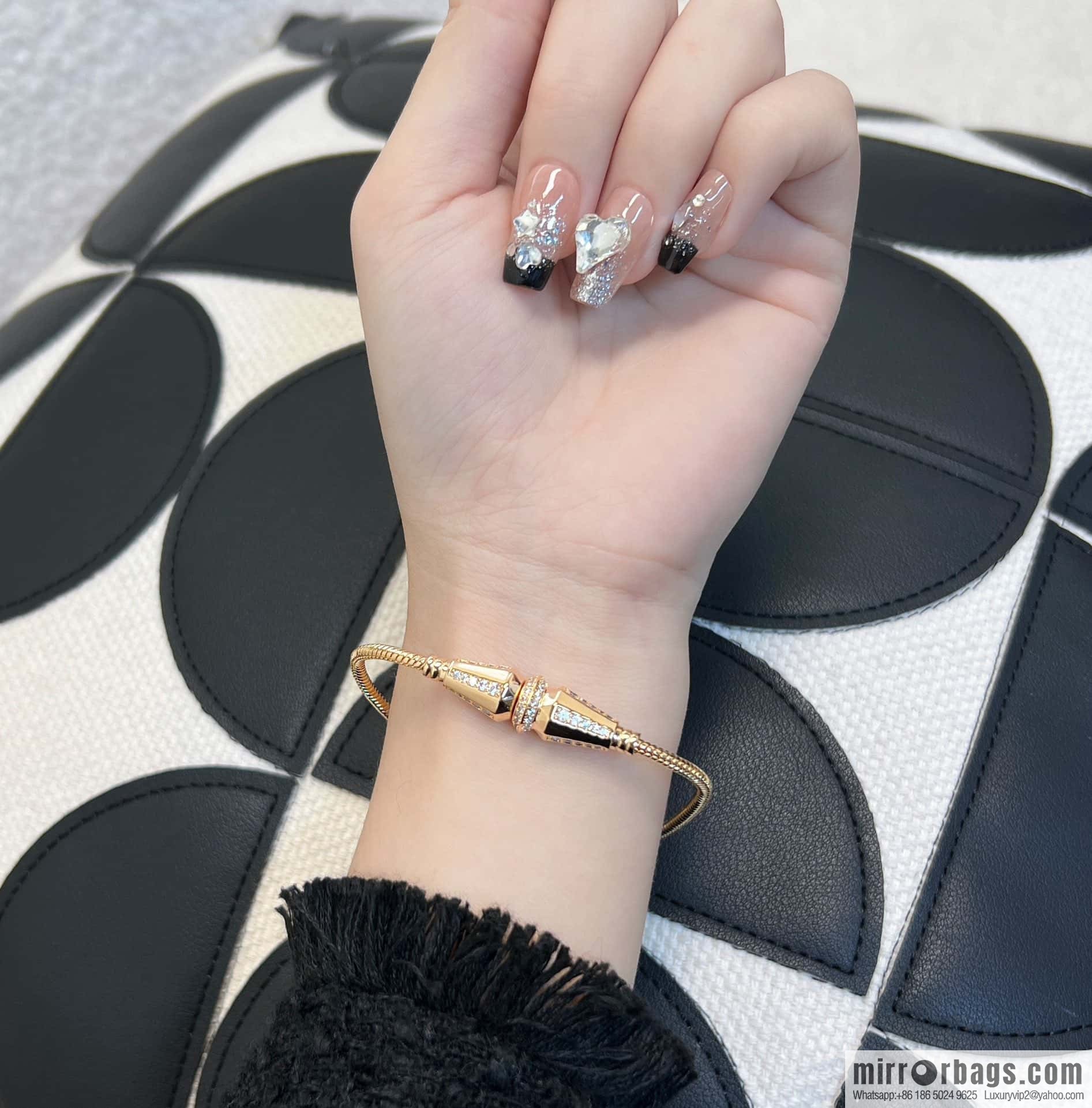 ☀New BOUCHERON/Boucheron Jack Loop Bracelet with Drilled Surface Bracelet ☀