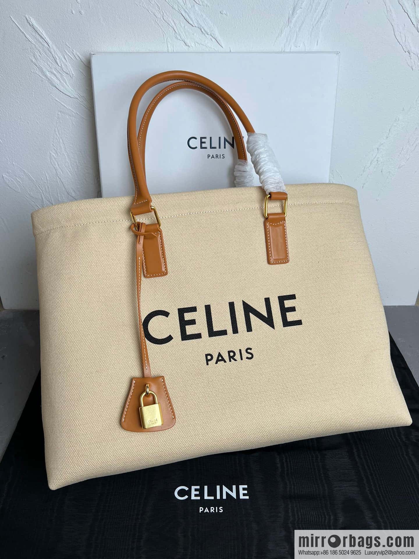CELINE Tote white woven calfskin beach shopping bag, model 190062