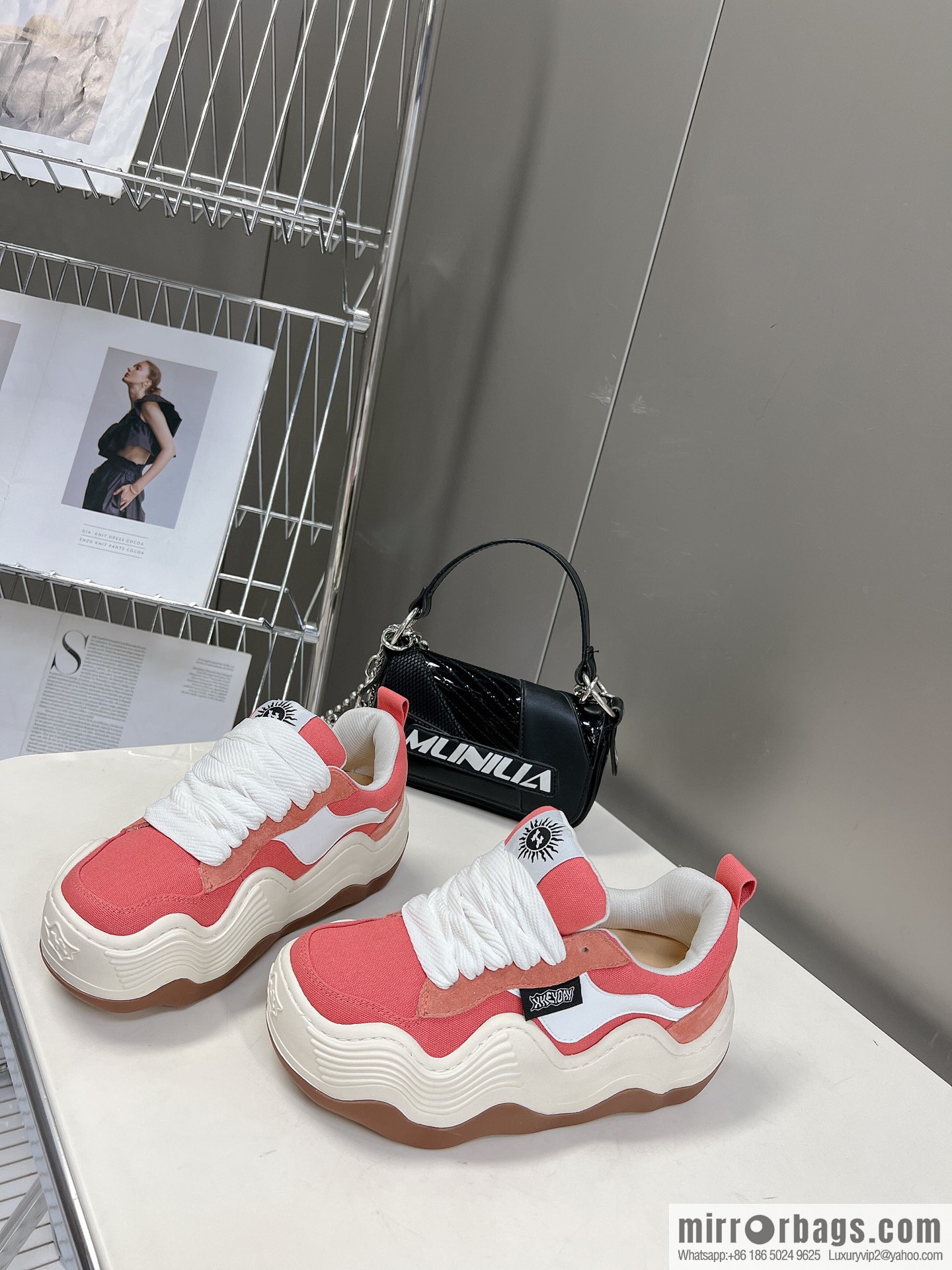 🐰🐰Domestic new trendy brand HEYDAY autumn and winter wave bread shoes