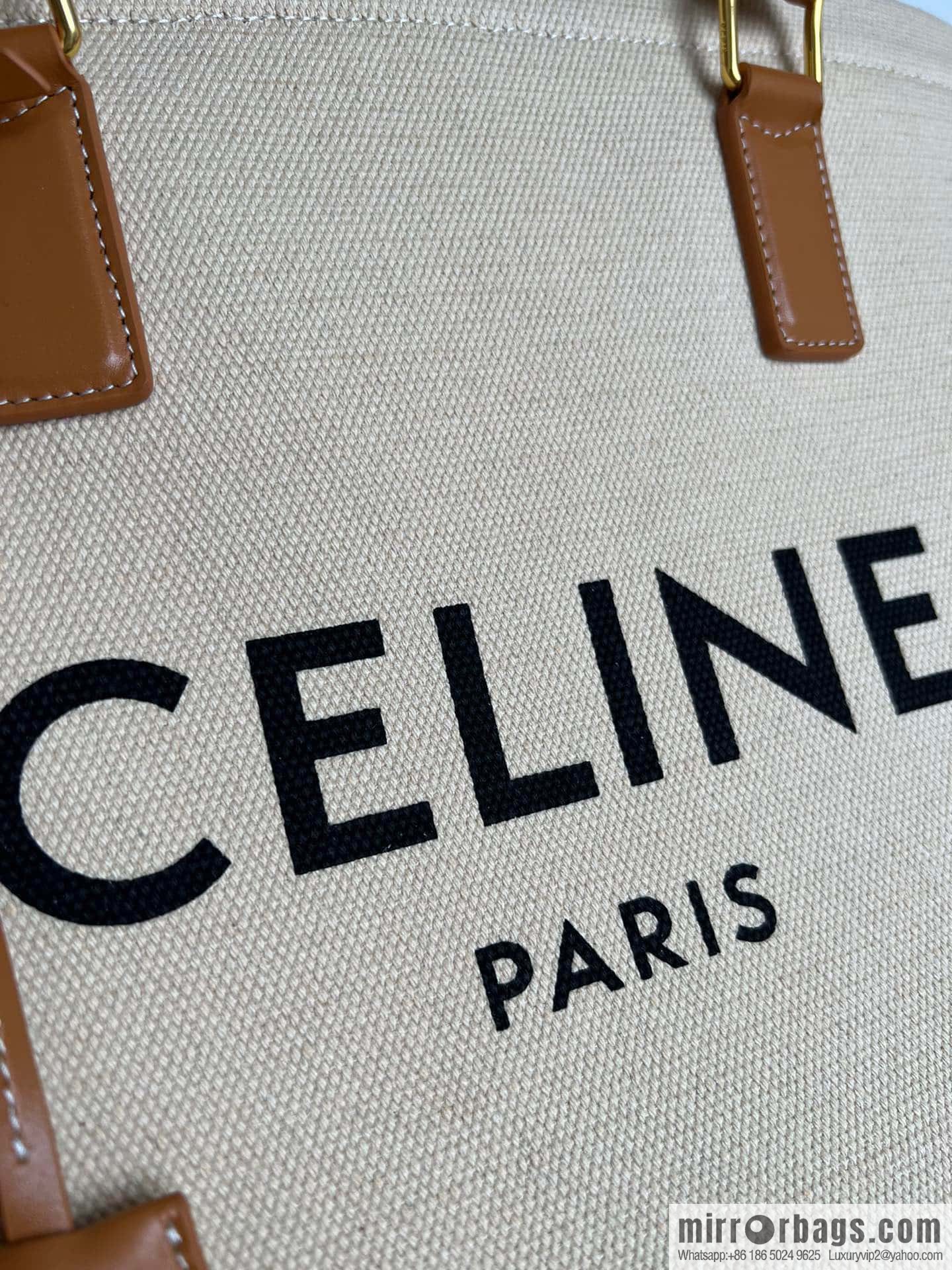 CELINE Tote white woven calfskin beach shopping bag, model 190062