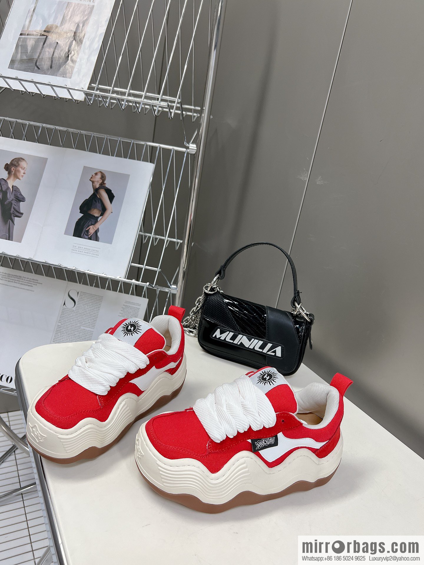 🐰🐰Domestic new trendy brand HEYDAY autumn and winter wave bread shoes