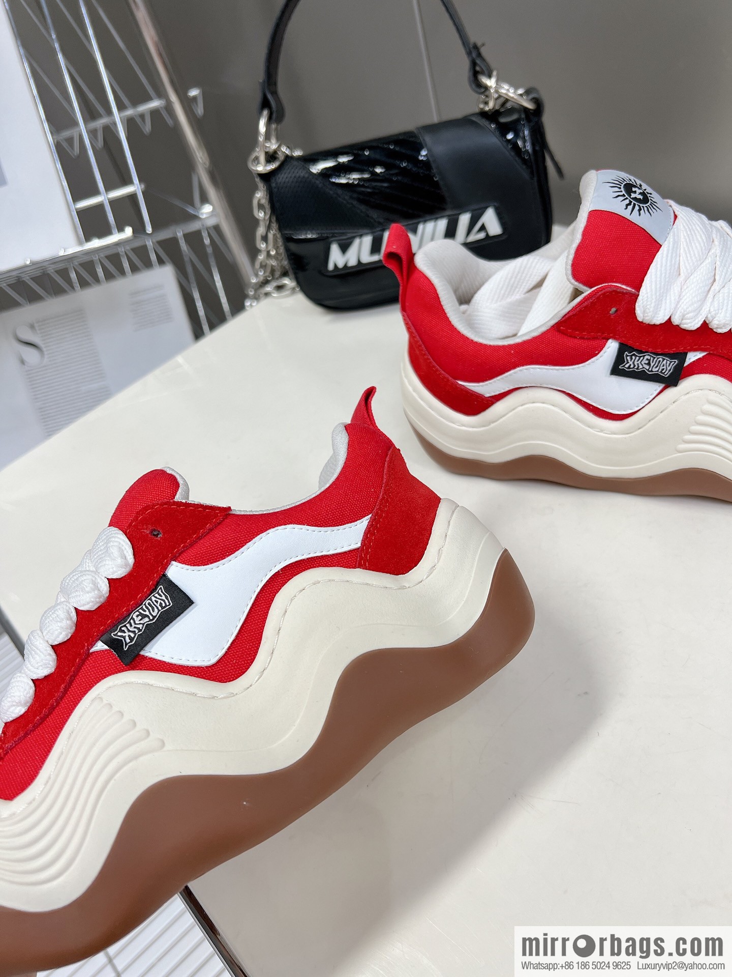 🐰🐰Domestic new trendy brand HEYDAY autumn and winter wave bread shoes