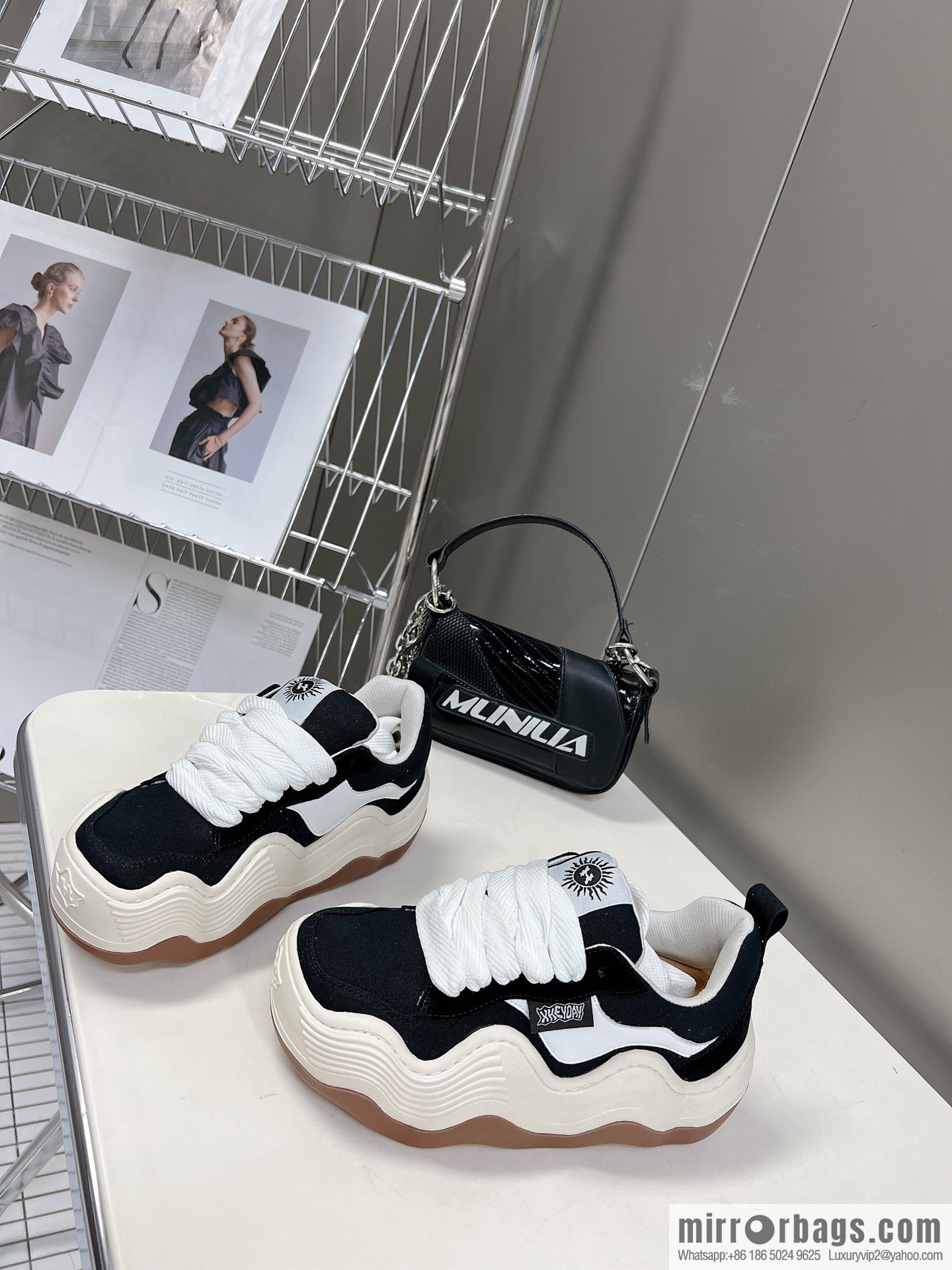 🐰🐰Domestic new trendy brand HEYDAY autumn and winter wave bread shoes