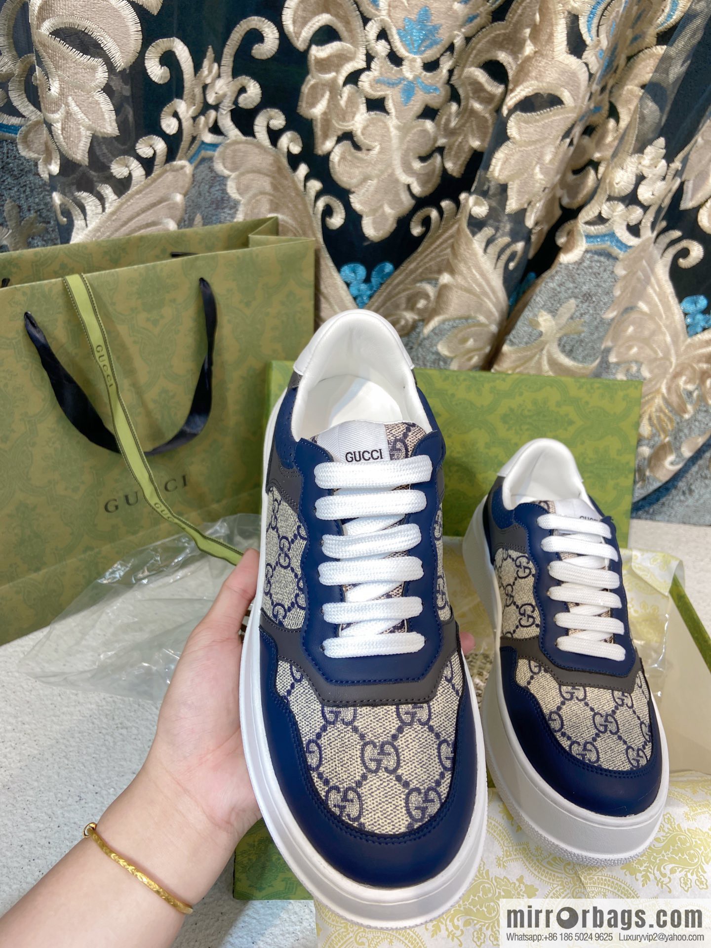 🐰🐰GUCCI Gucci platform white shoes