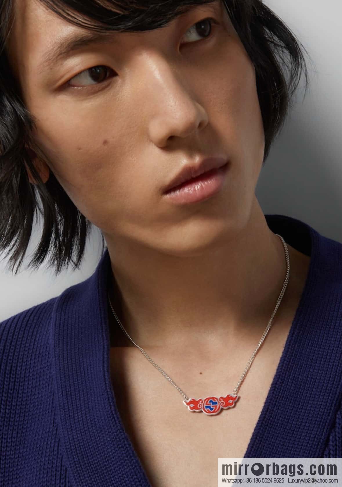 ☀Chinese New Year series interlocking double G auspicious cloud ☁️ necklace ☀