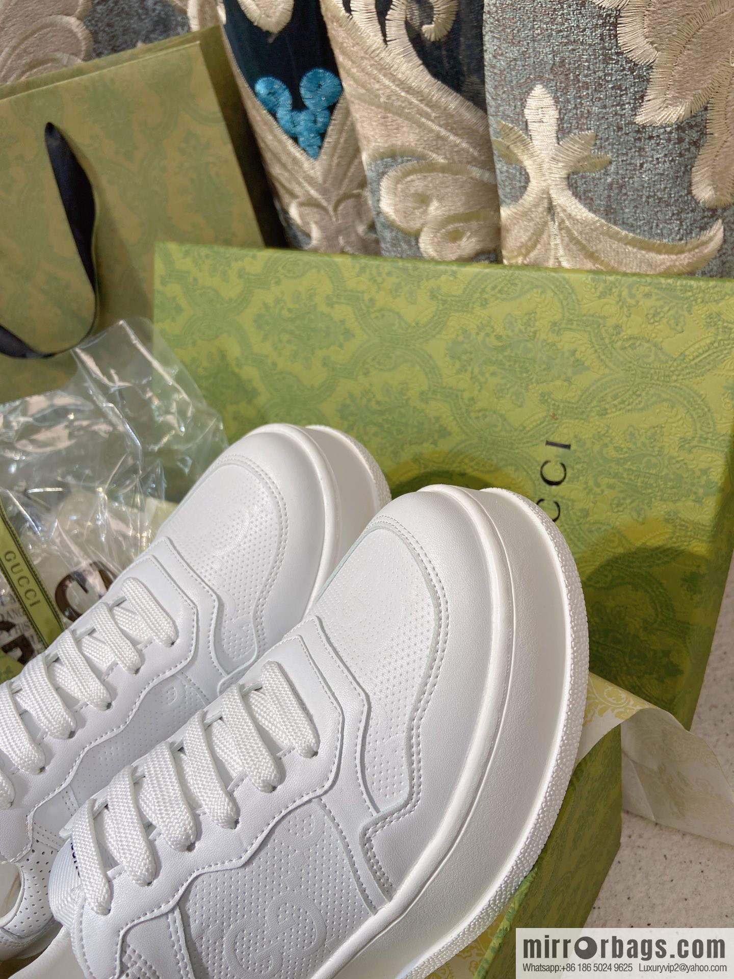 🐰🐰GUCCI Gucci platform white shoes