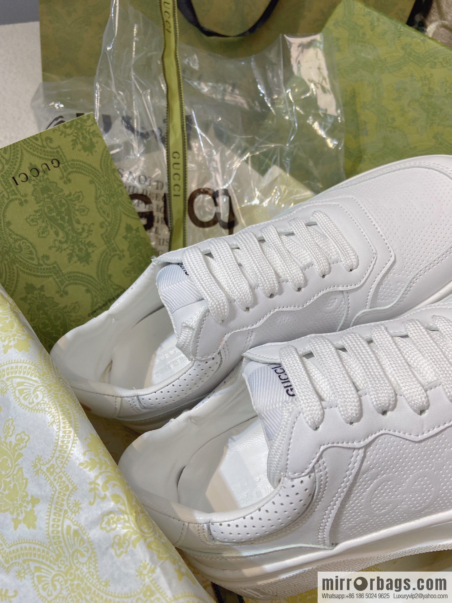 🐰🐰GUCCI Gucci platform white shoes