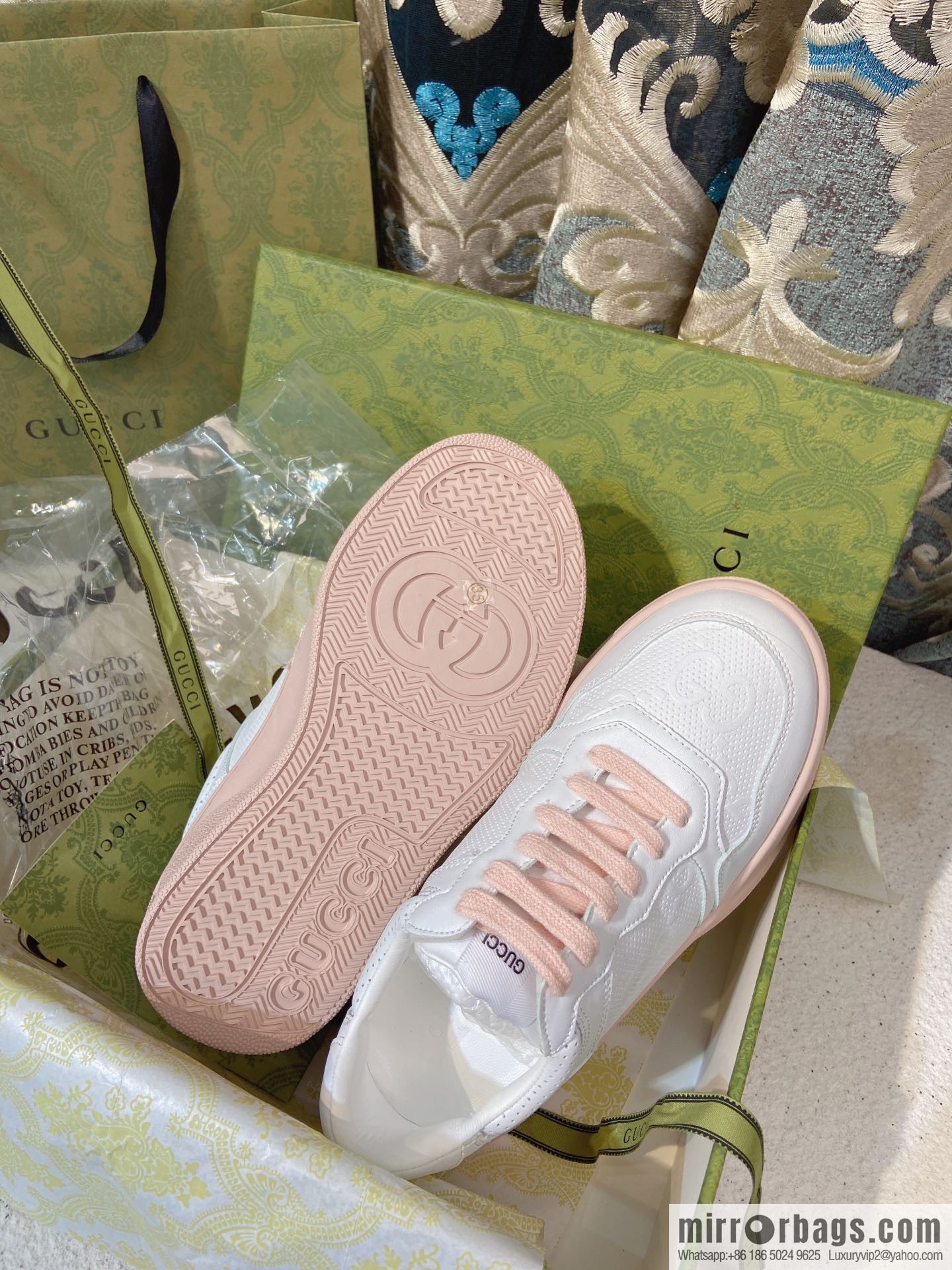 🐰🐰GUCCI Gucci platform white shoes