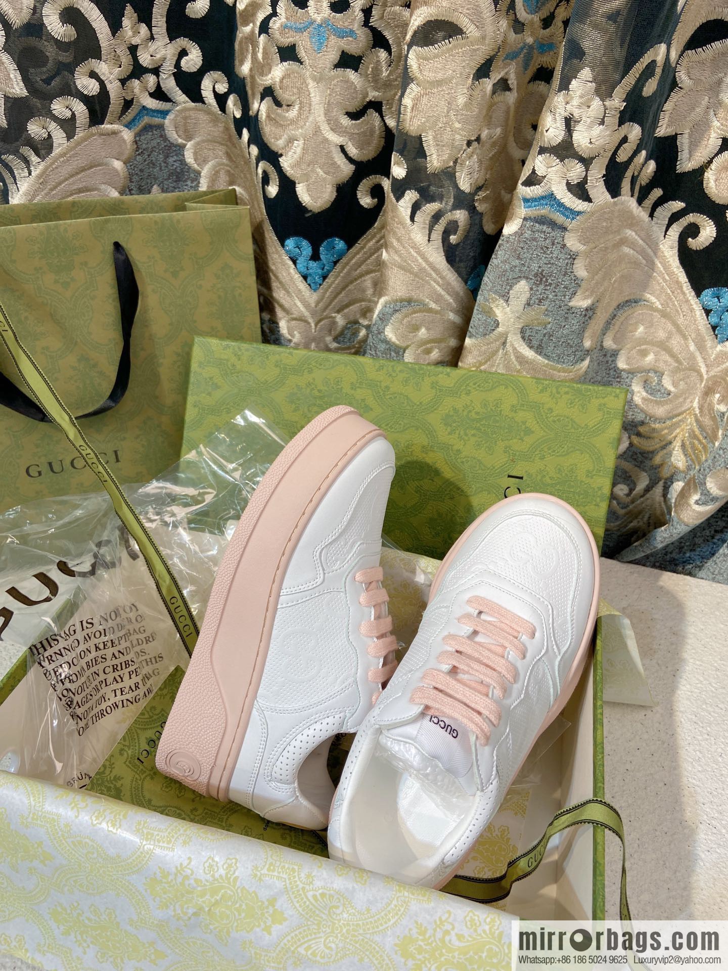 🐰🐰GUCCI Gucci platform white shoes