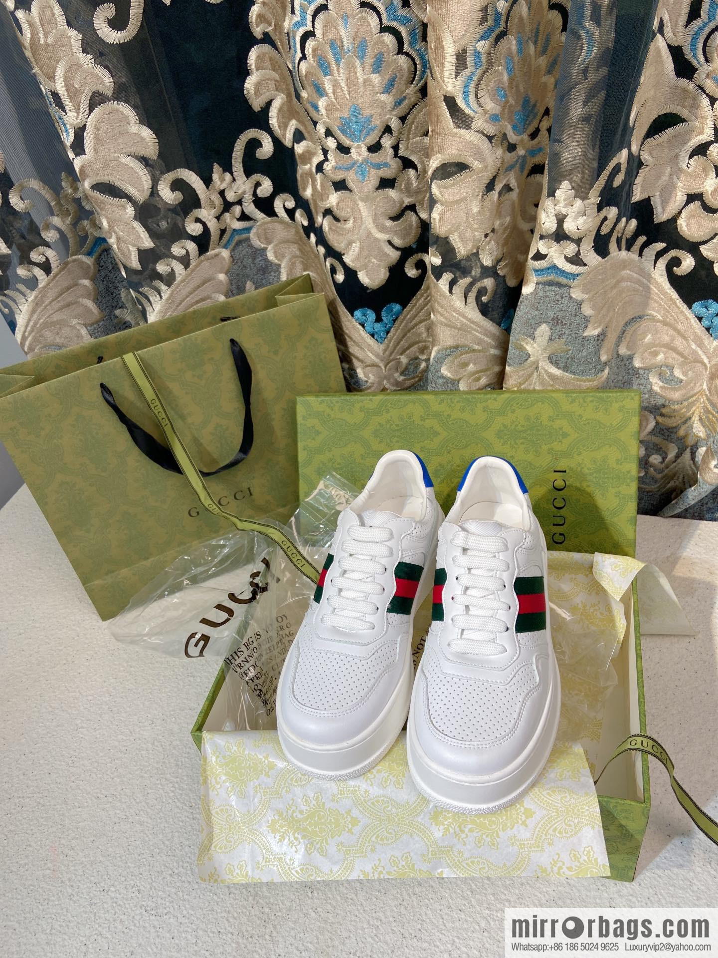 🐰🐰GUCCI Gucci platform white shoes