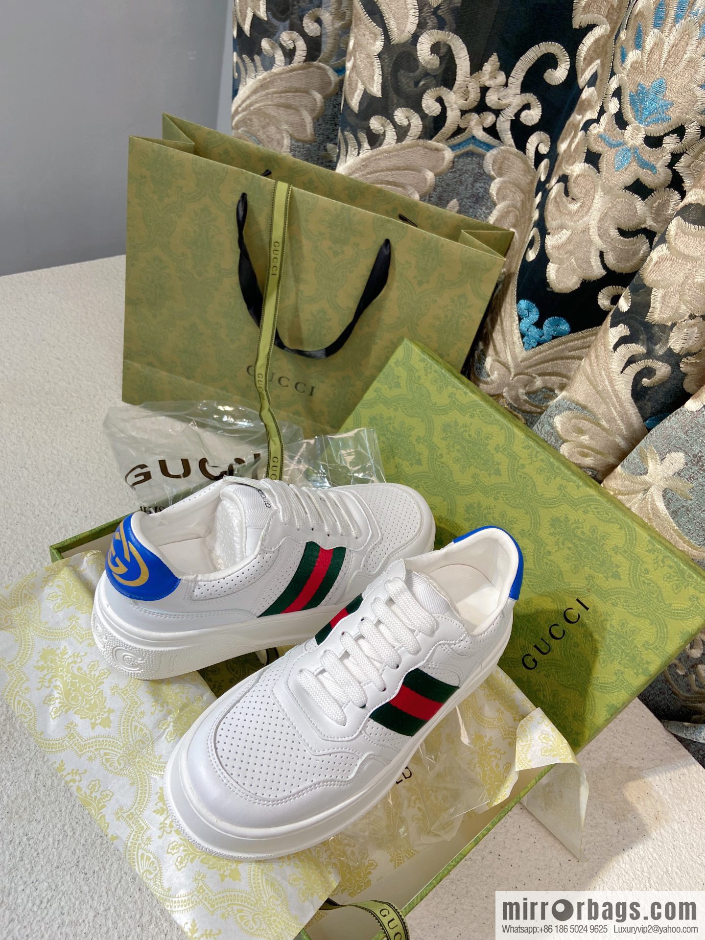 🐰🐰GUCCI Gucci platform white shoes