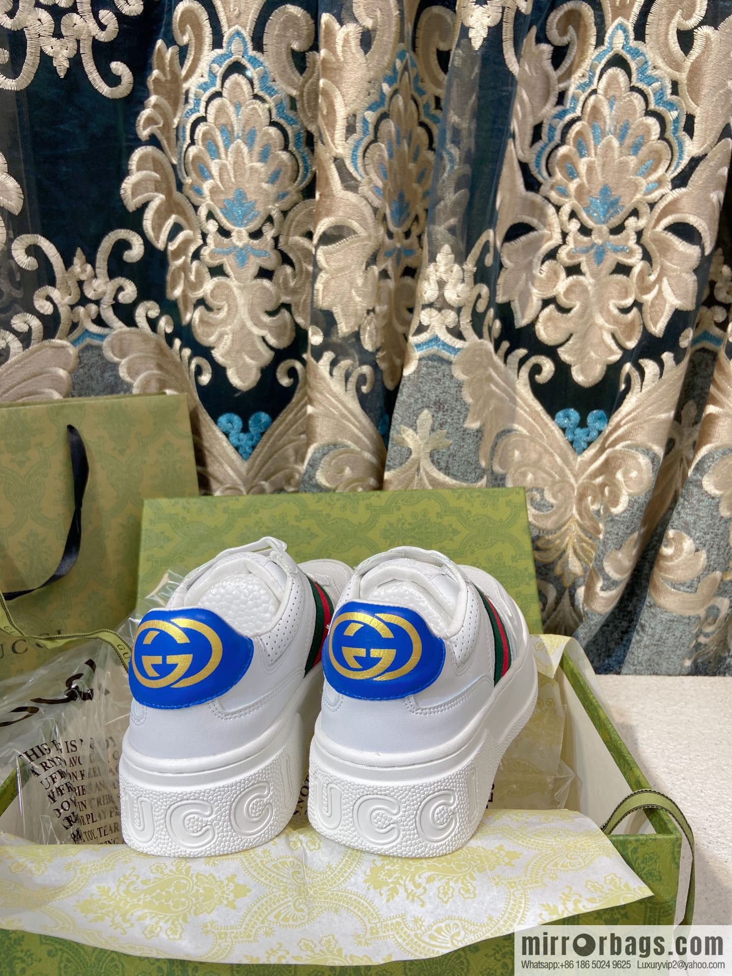 🐰🐰GUCCI Gucci platform white shoes