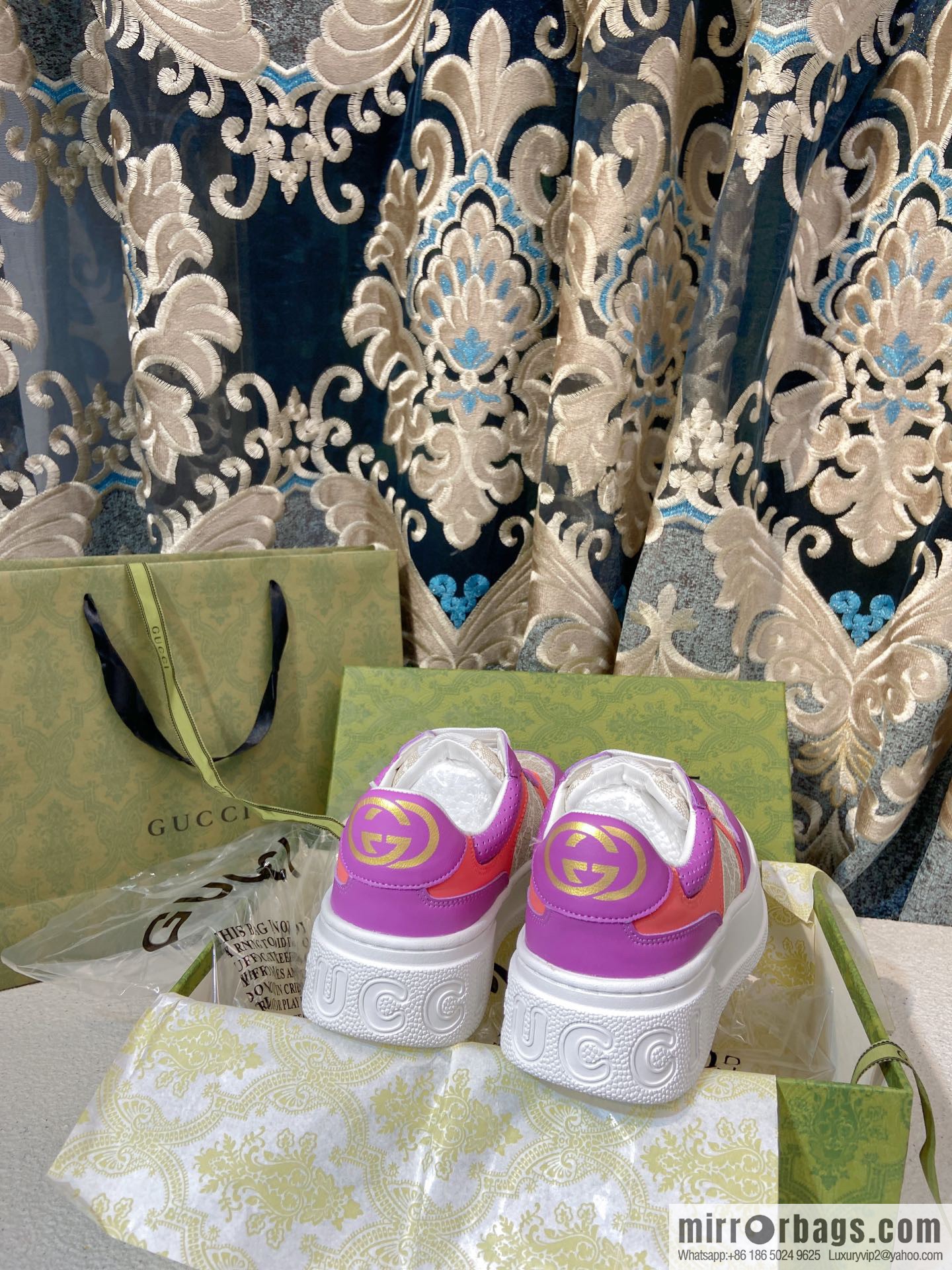 🐰🐰GUCCI Gucci platform white shoes