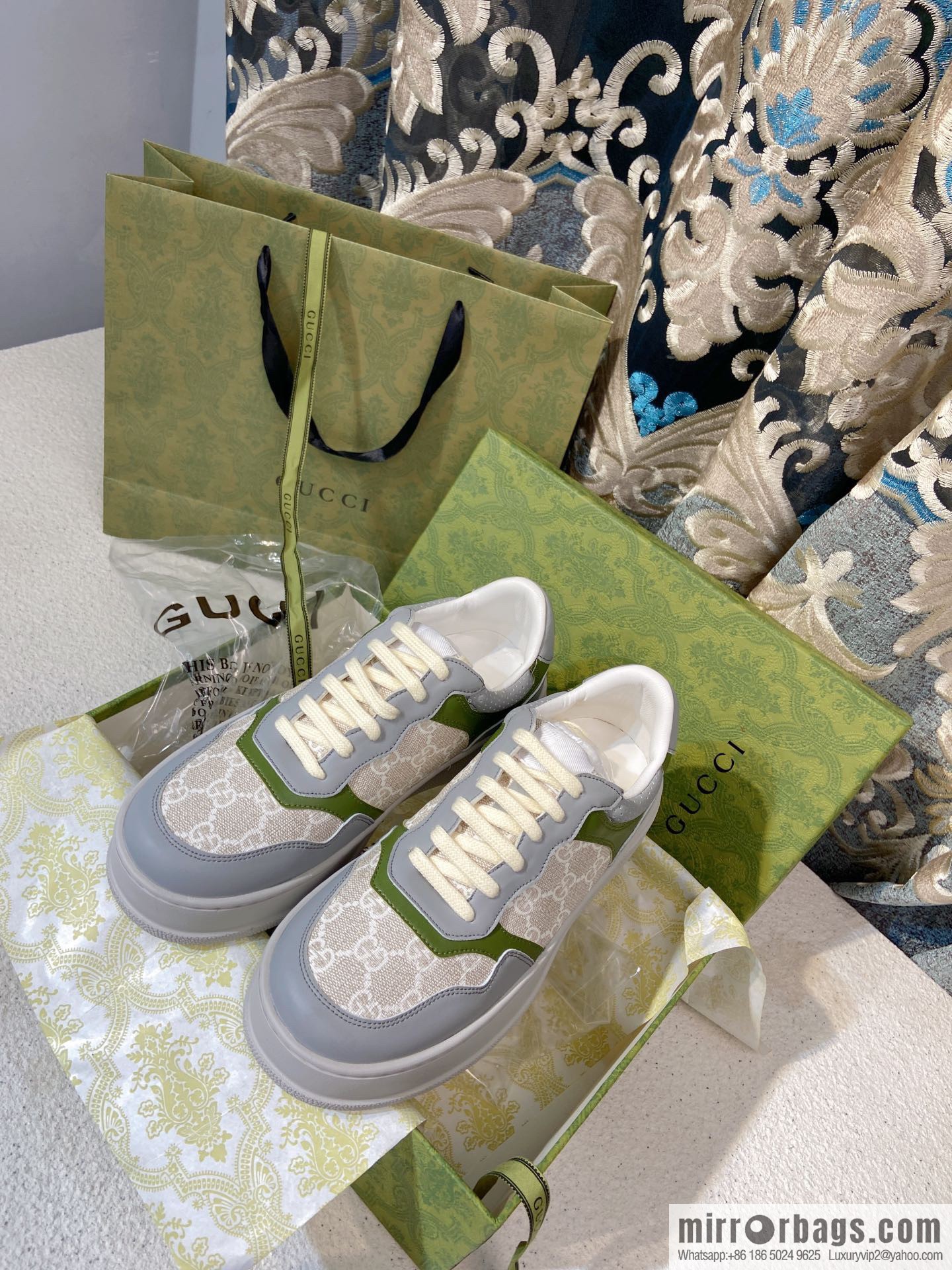 🐰🐰GUCCI Gucci platform white shoes