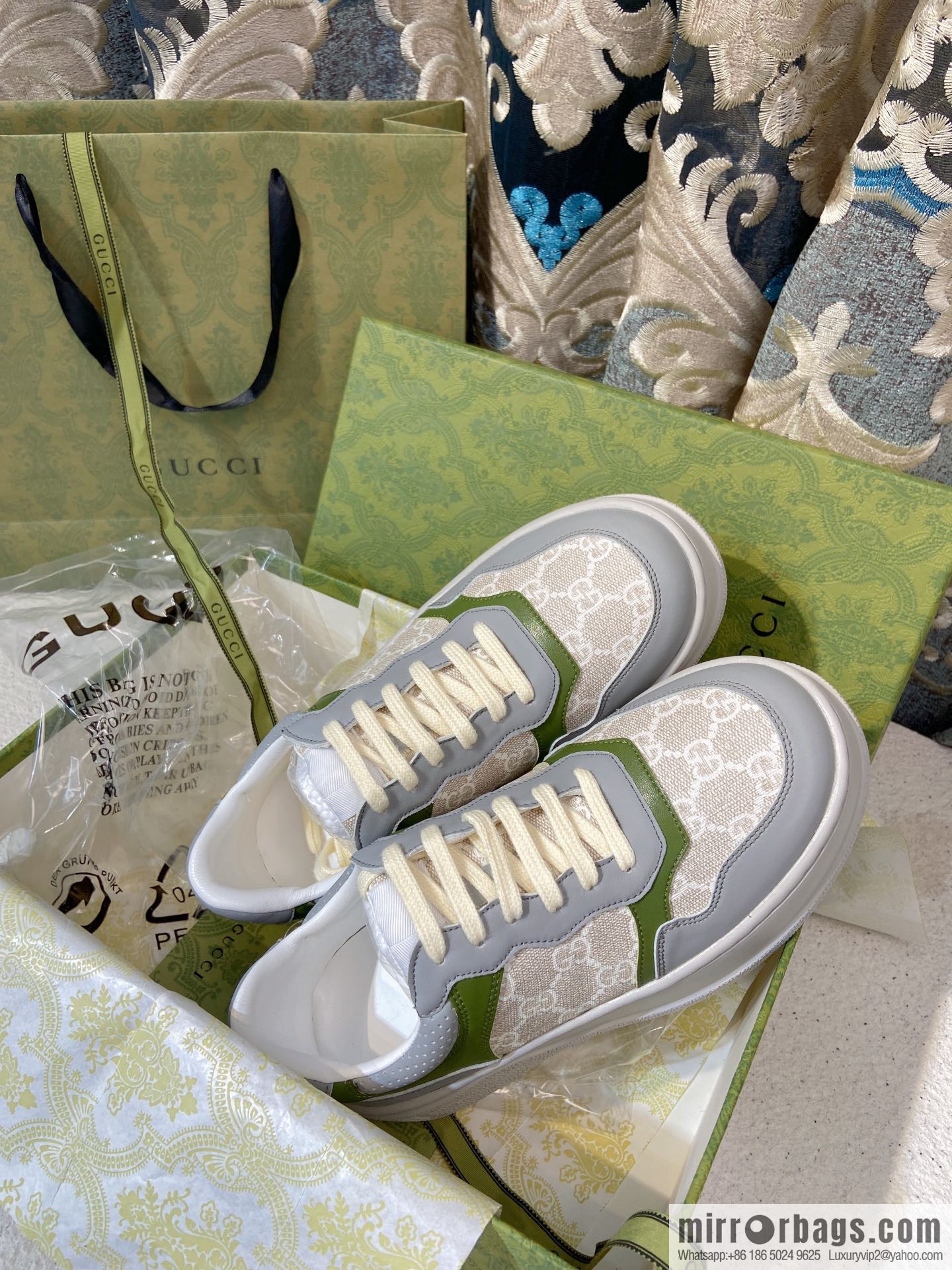 🐰🐰GUCCI Gucci platform white shoes
