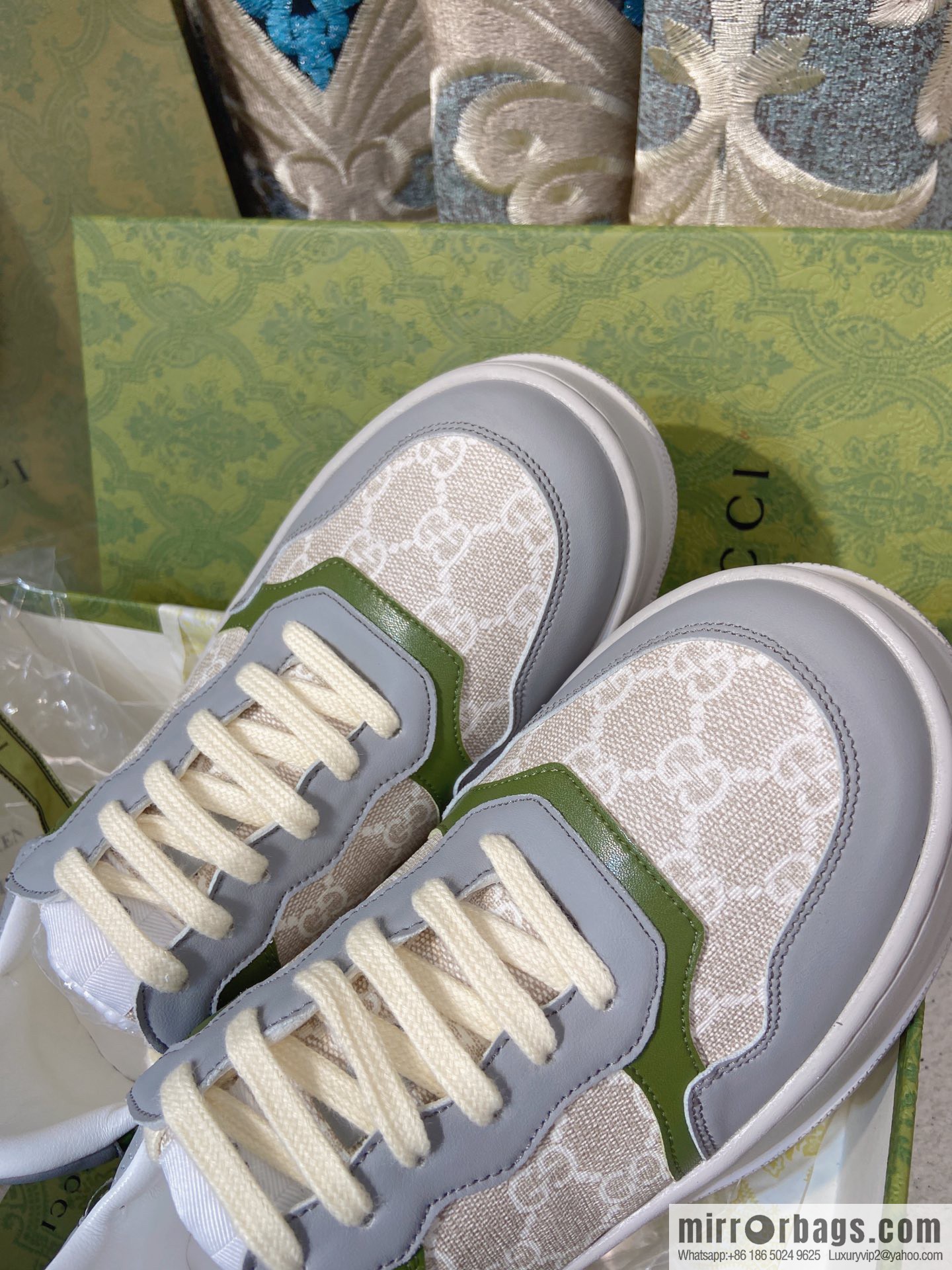 🐰🐰GUCCI Gucci platform white shoes