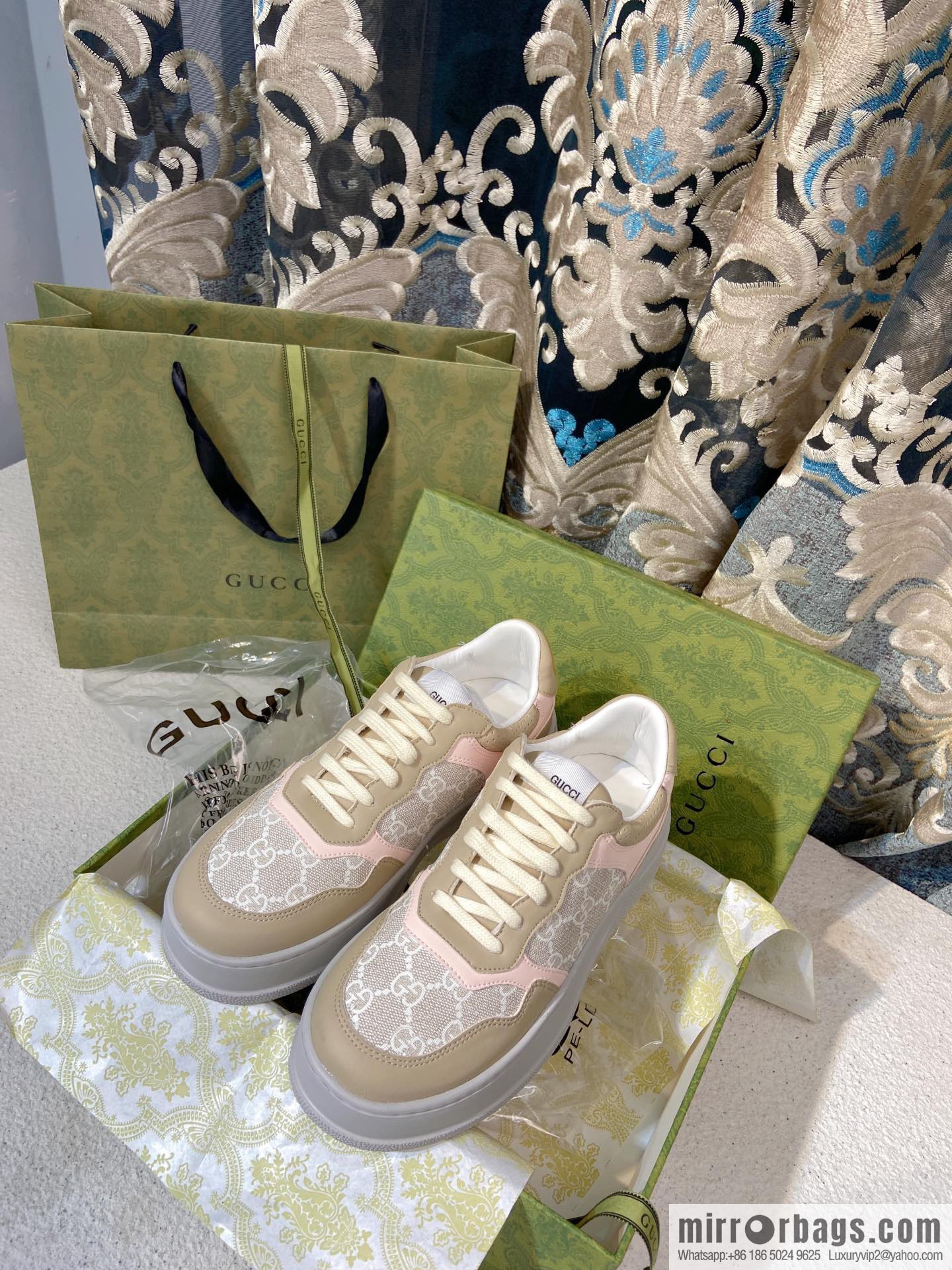 🐰🐰GUCCI Gucci platform white shoes