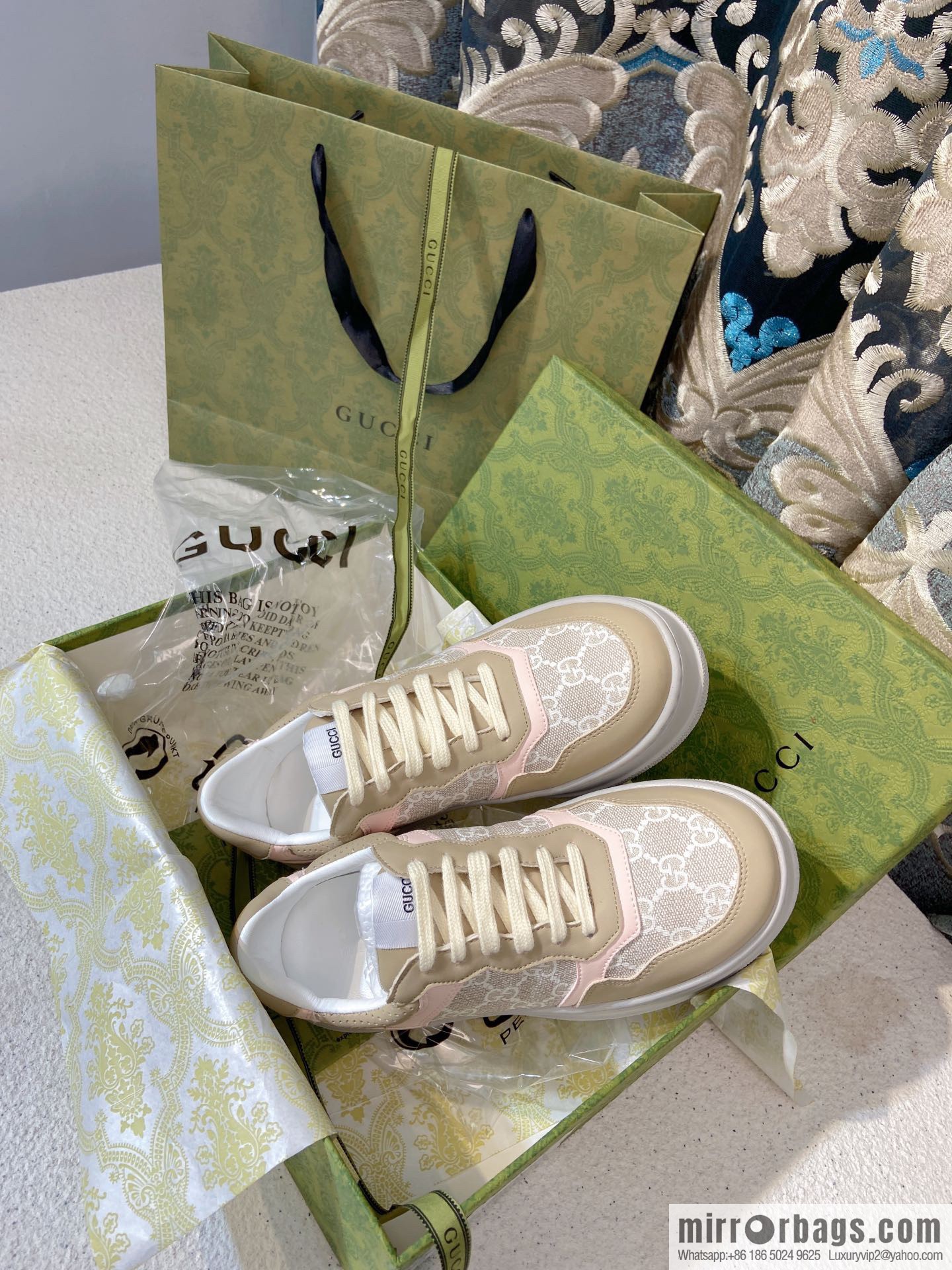 🐰🐰GUCCI Gucci platform white shoes