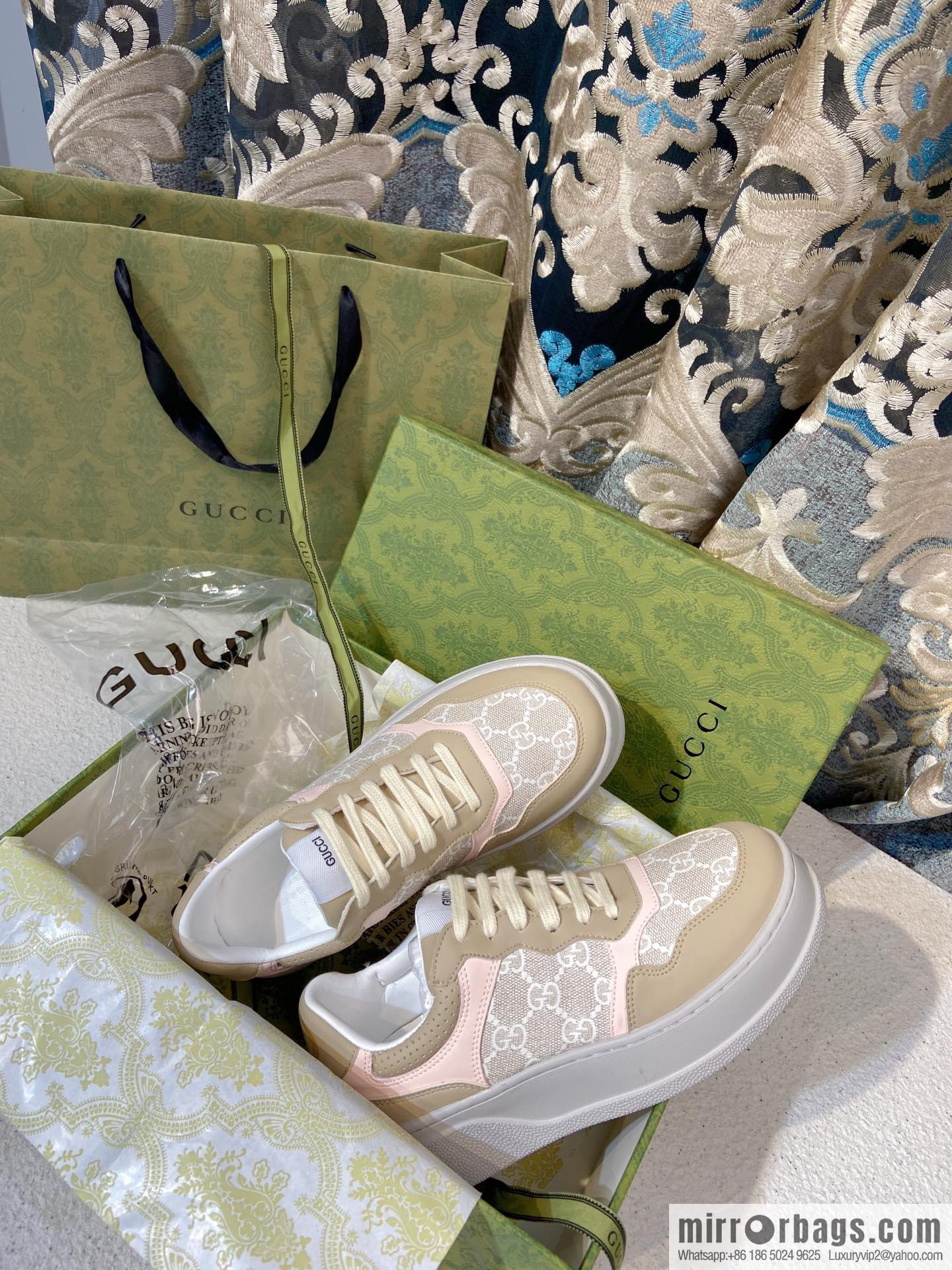 🐰🐰GUCCI Gucci platform white shoes