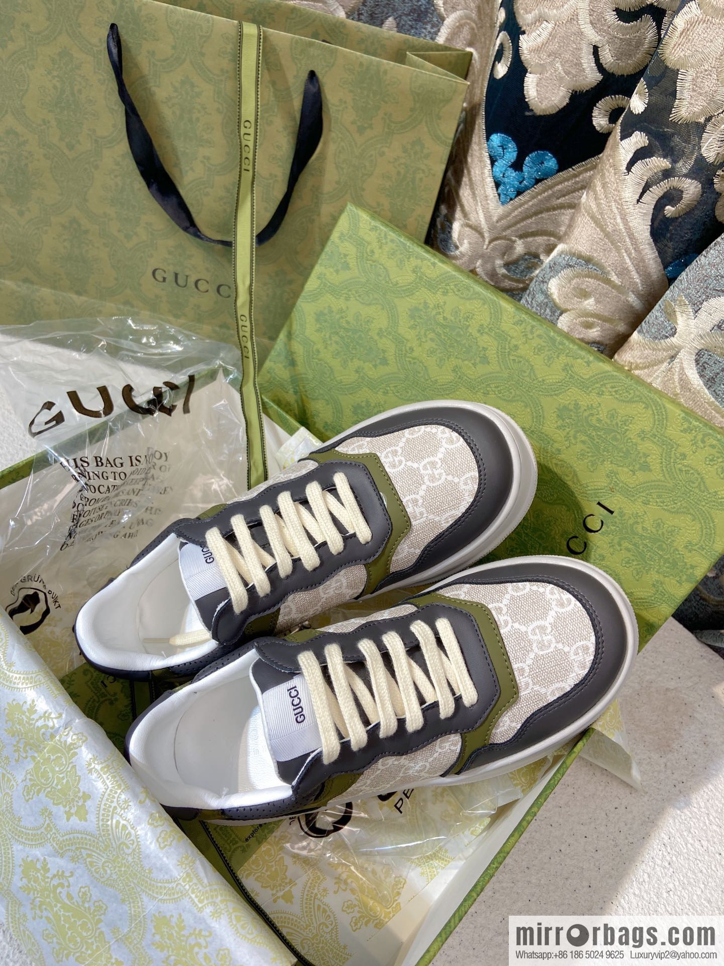 🐰🐰GUCCI Gucci platform white shoes