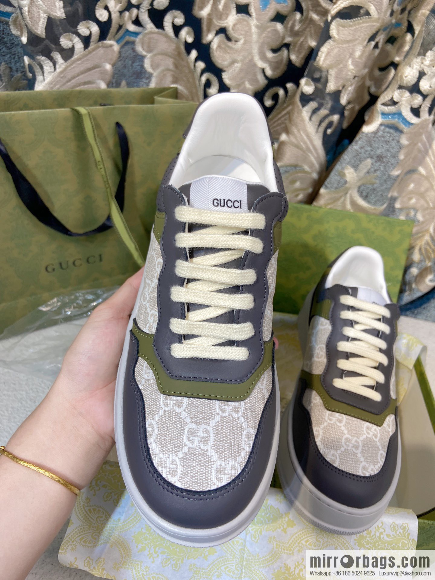 🐰🐰GUCCI Gucci platform white shoes