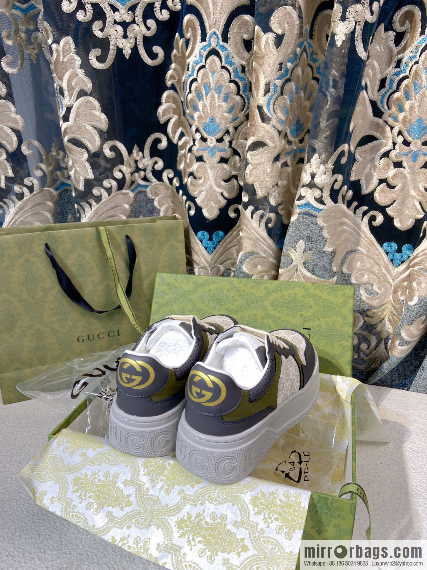 🐰🐰GUCCI Gucci platform white shoes