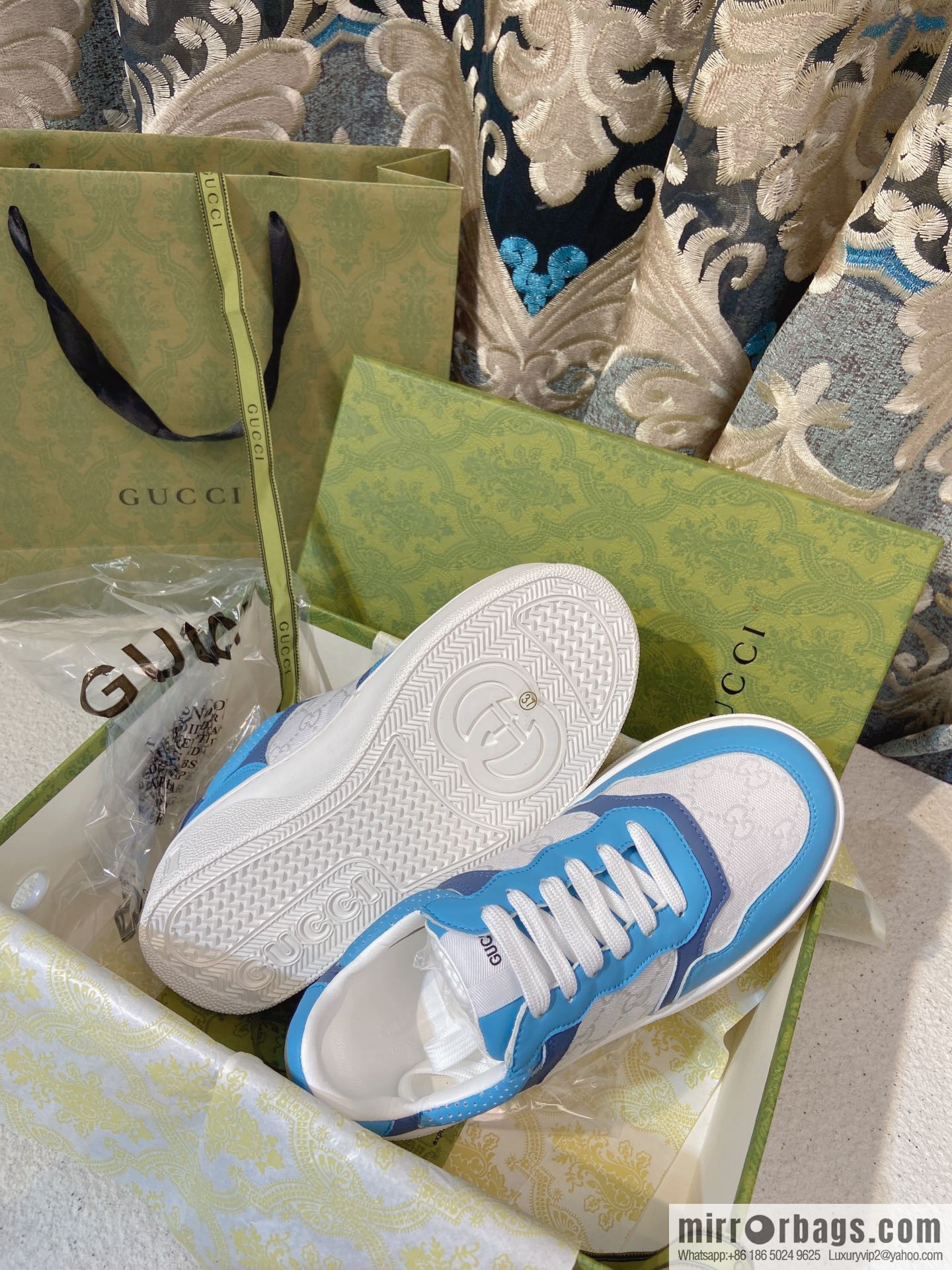 🐰🐰GUCCI Gucci platform white shoes