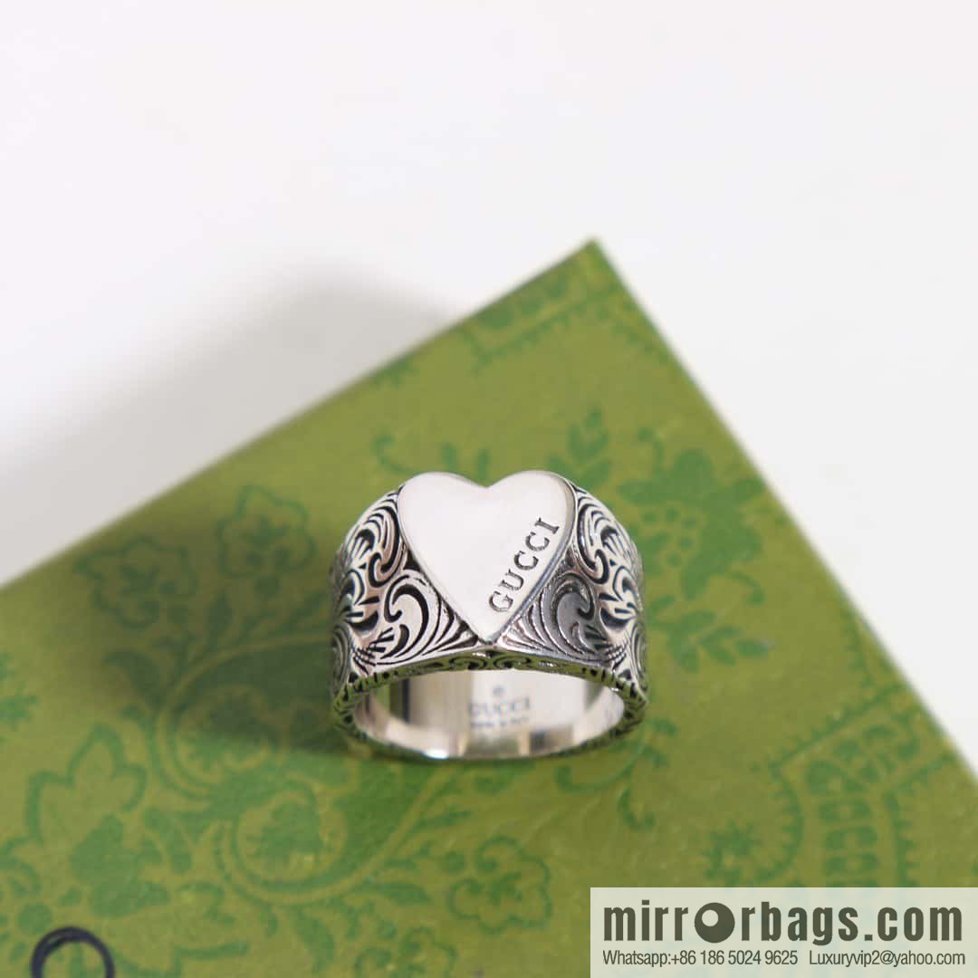 ❗️New ❗️ ☀️ original order ☀️ new Gucci double G peach heart love ring  ☀️