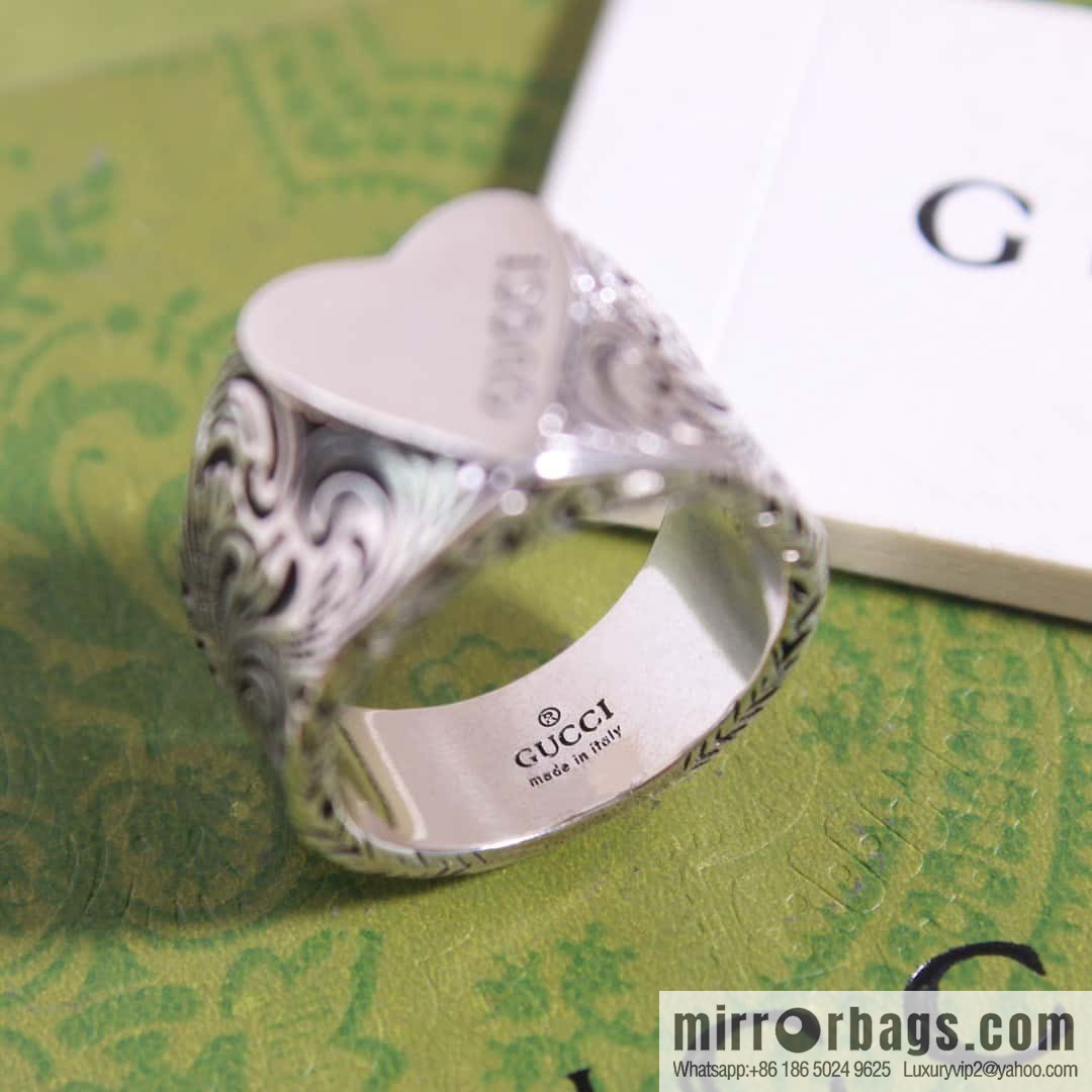 ❗️New ❗️ ☀️ original order ☀️ new Gucci double G peach heart love ring  ☀️