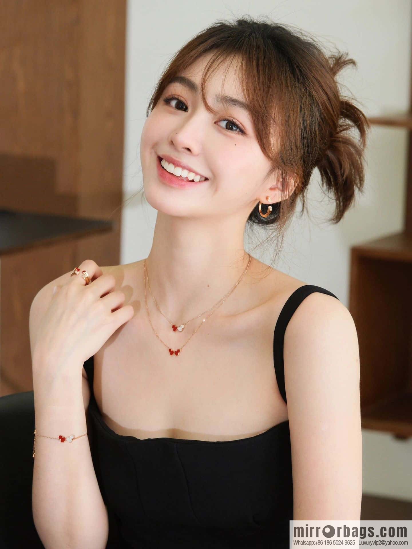 Qeelin Kirin Wulu Rose Gold HyCeram ® Double Gourd Bracelet