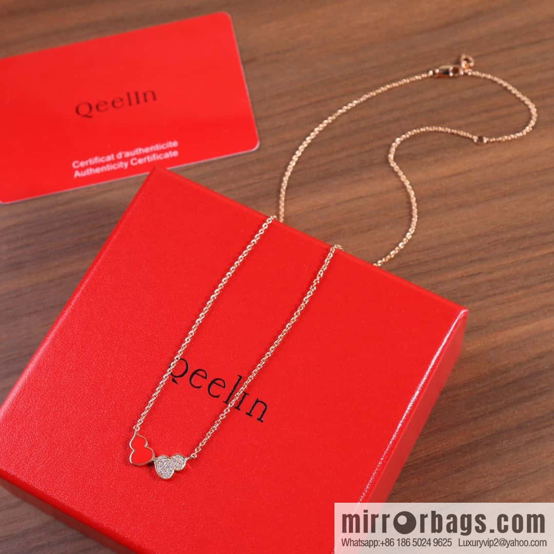 Qeelin Kirin Wulu Rose Gold HyCeram ® Double Gourd Bracelet