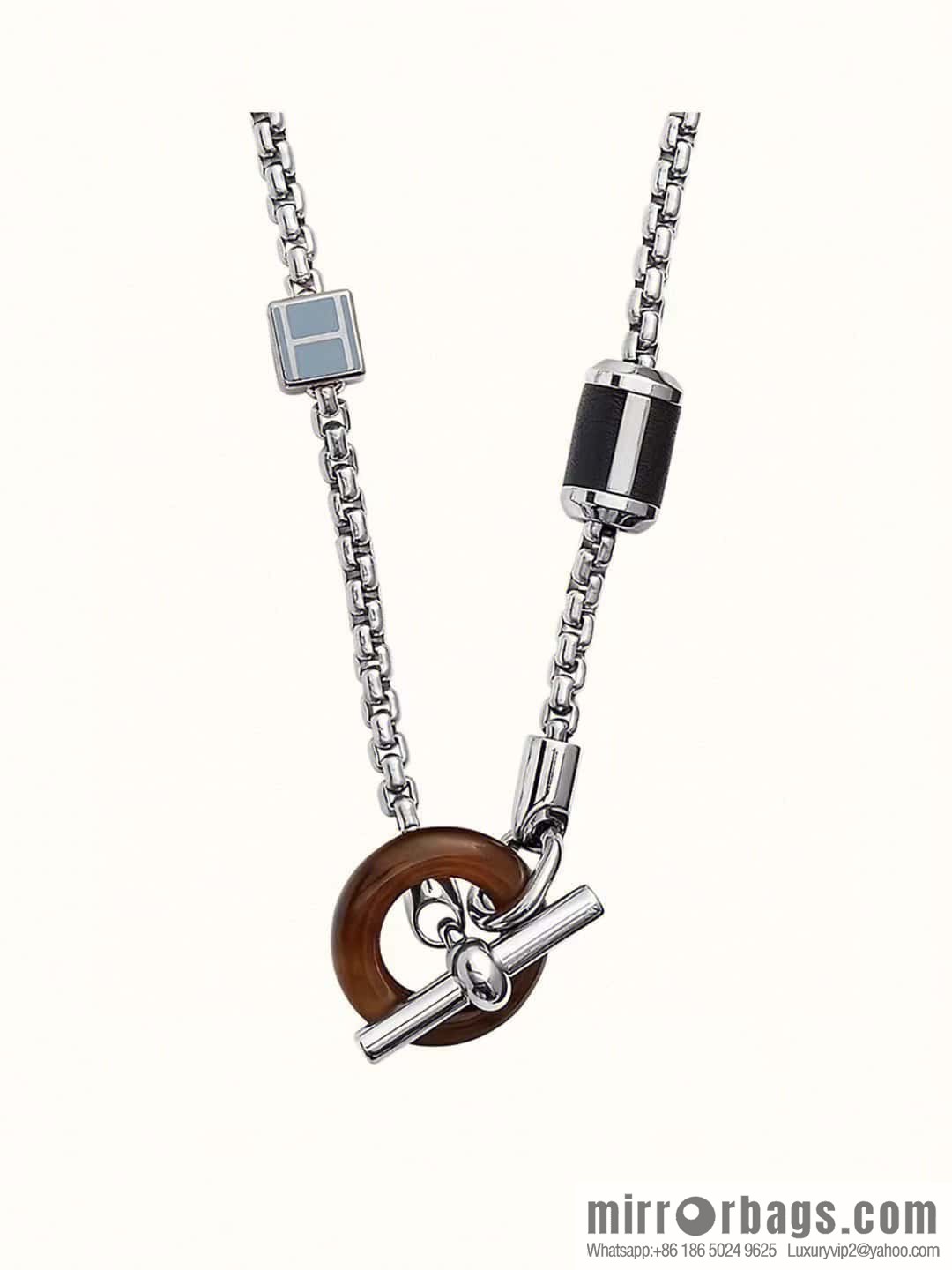 Hermès necklace, bracelet HERMES meli-melo horn ring necklace