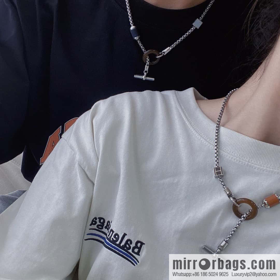 Hermès necklace, bracelet HERMES meli-melo horn ring necklace