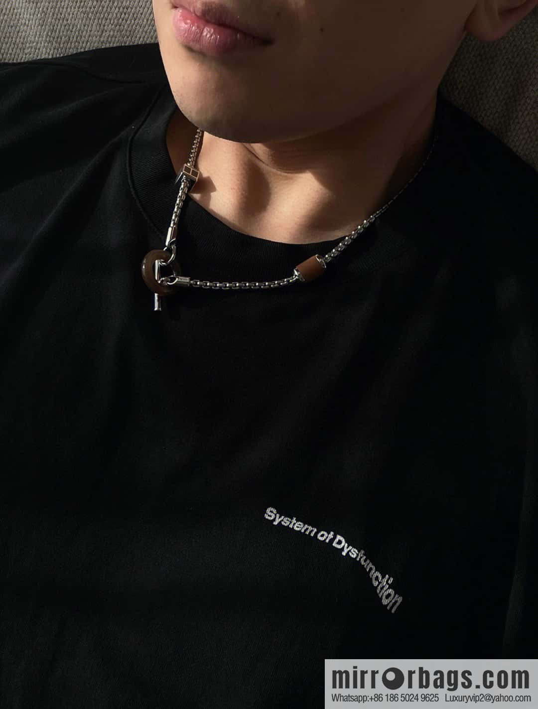 Hermès necklace, bracelet HERMES meli-melo horn ring necklace