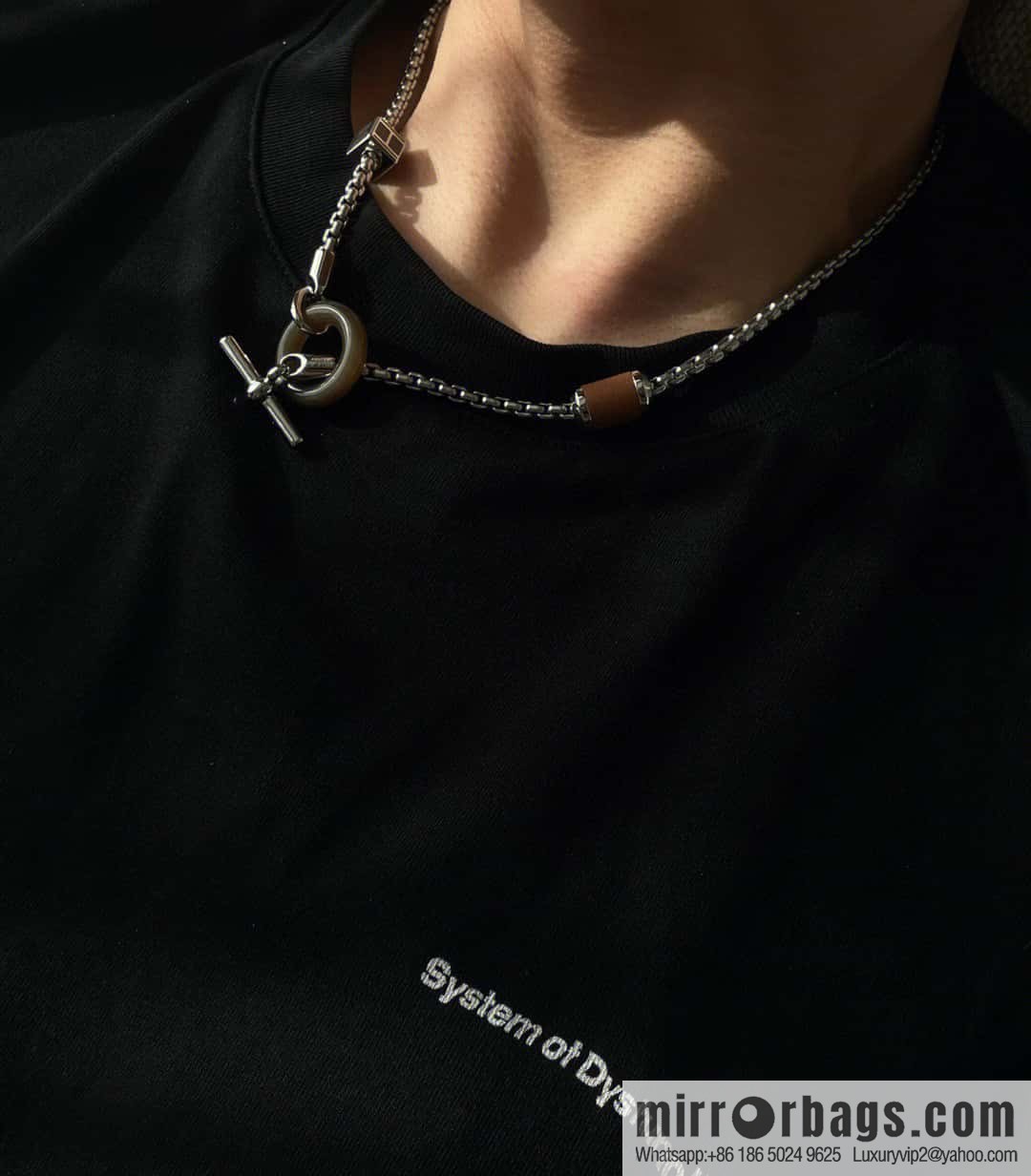 Hermès necklace, bracelet HERMES meli-melo horn ring necklace