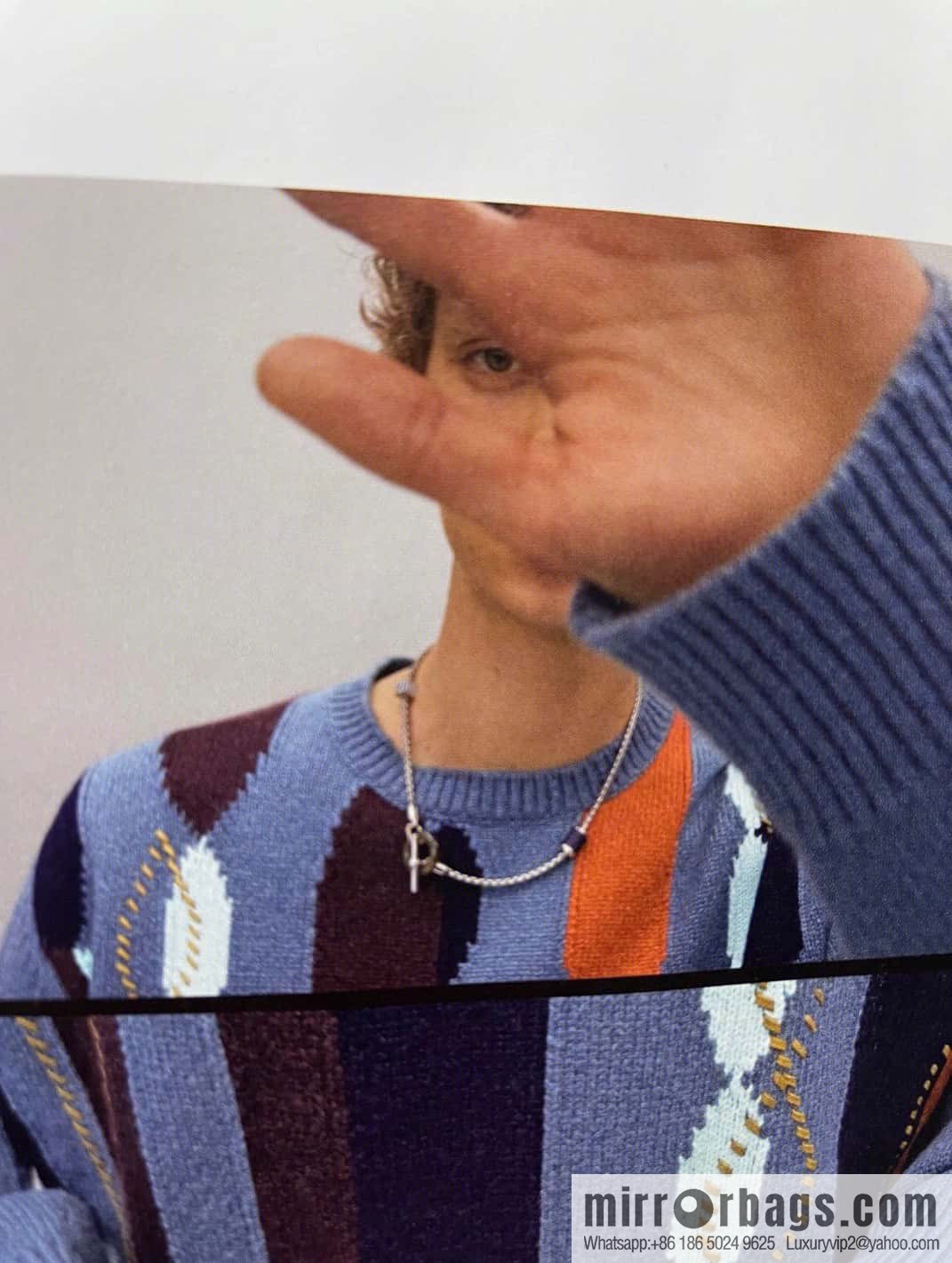 Hermès necklace, bracelet HERMES meli-melo horn ring necklace