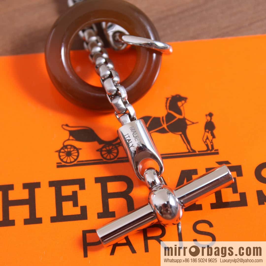 Hermès necklace, bracelet HERMES meli-melo horn ring necklace