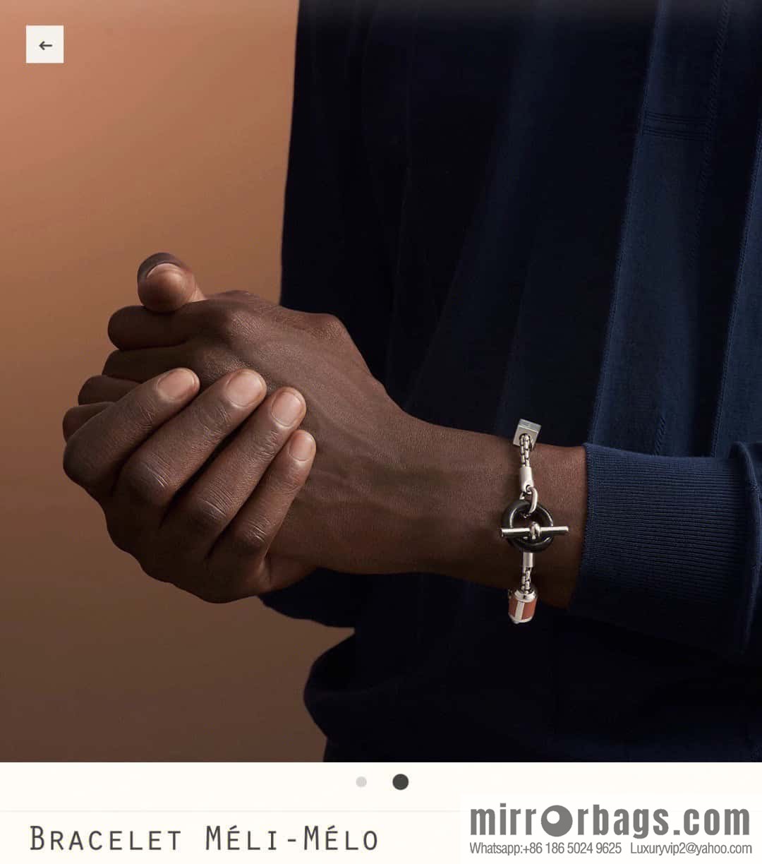HERMES meli-melo horn ring bracelet