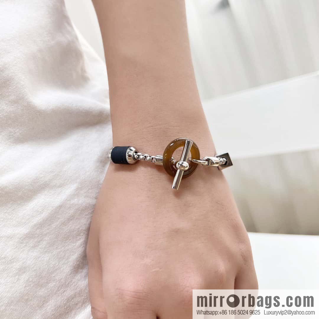 HERMES meli-melo horn ring bracelet