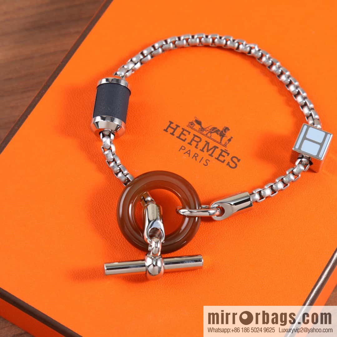 HERMES meli-melo horn ring bracelet