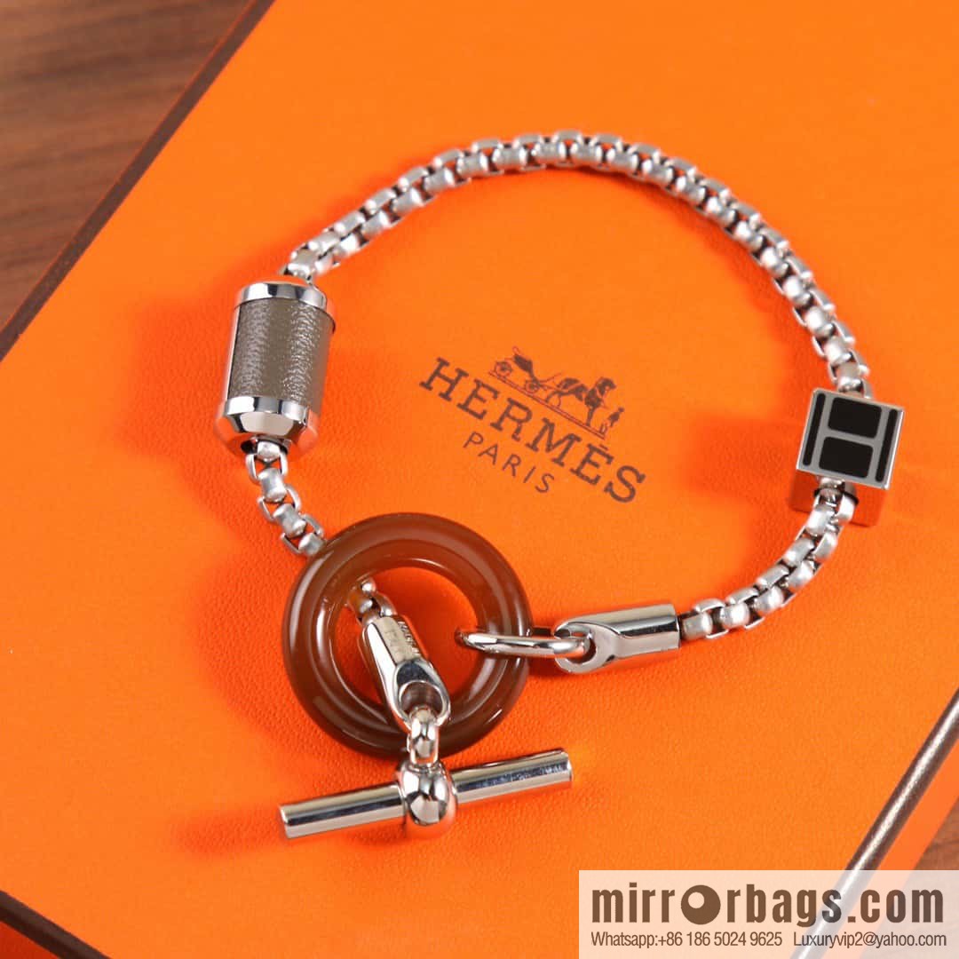 HERMES meli-melo horn ring bracelet