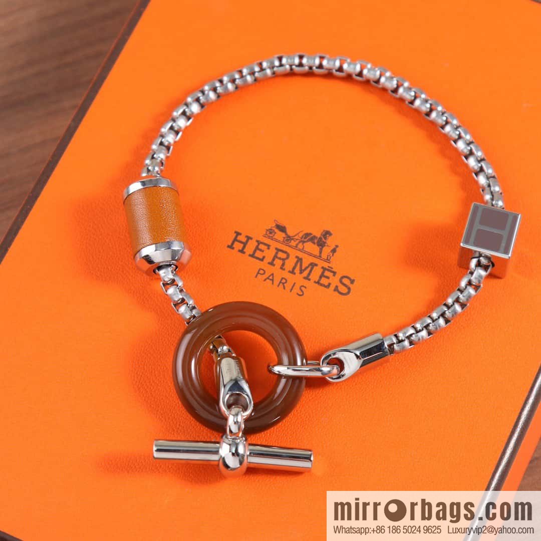 HERMES meli-melo horn ring bracelet