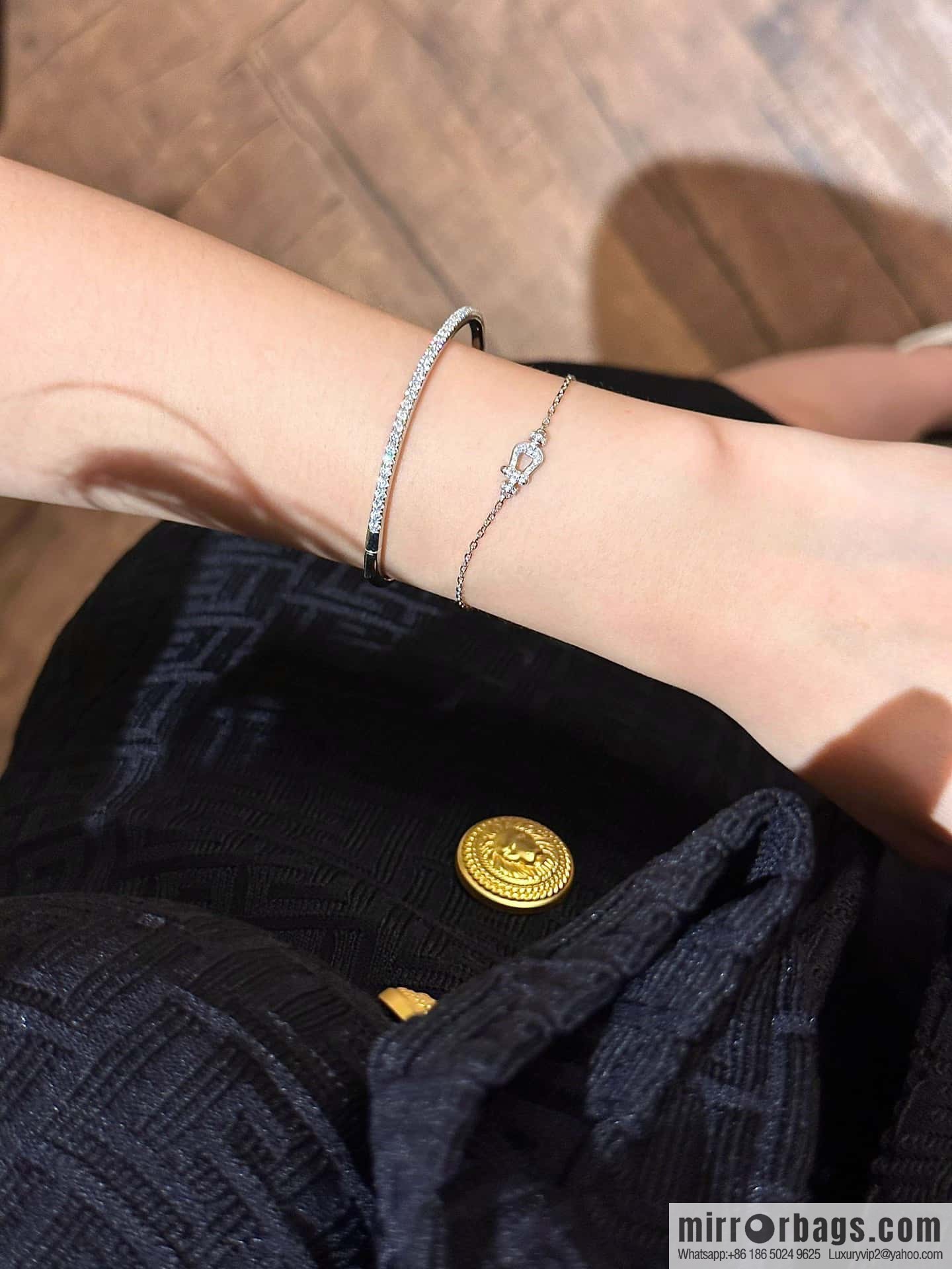 ☀️Fred Fred full diamond horseshoe bracelet  ☀️