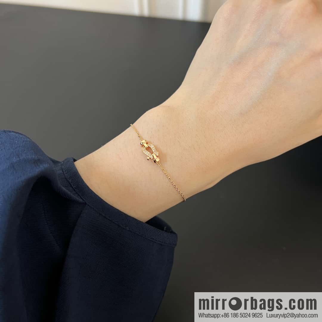 ☀️Fred Fred full diamond horseshoe bracelet  ☀️