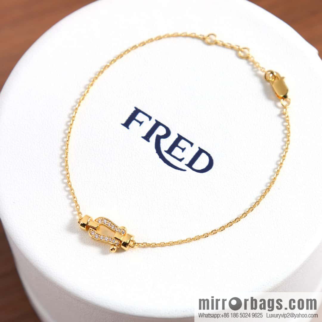☀️Fred Fred full diamond horseshoe bracelet  ☀️