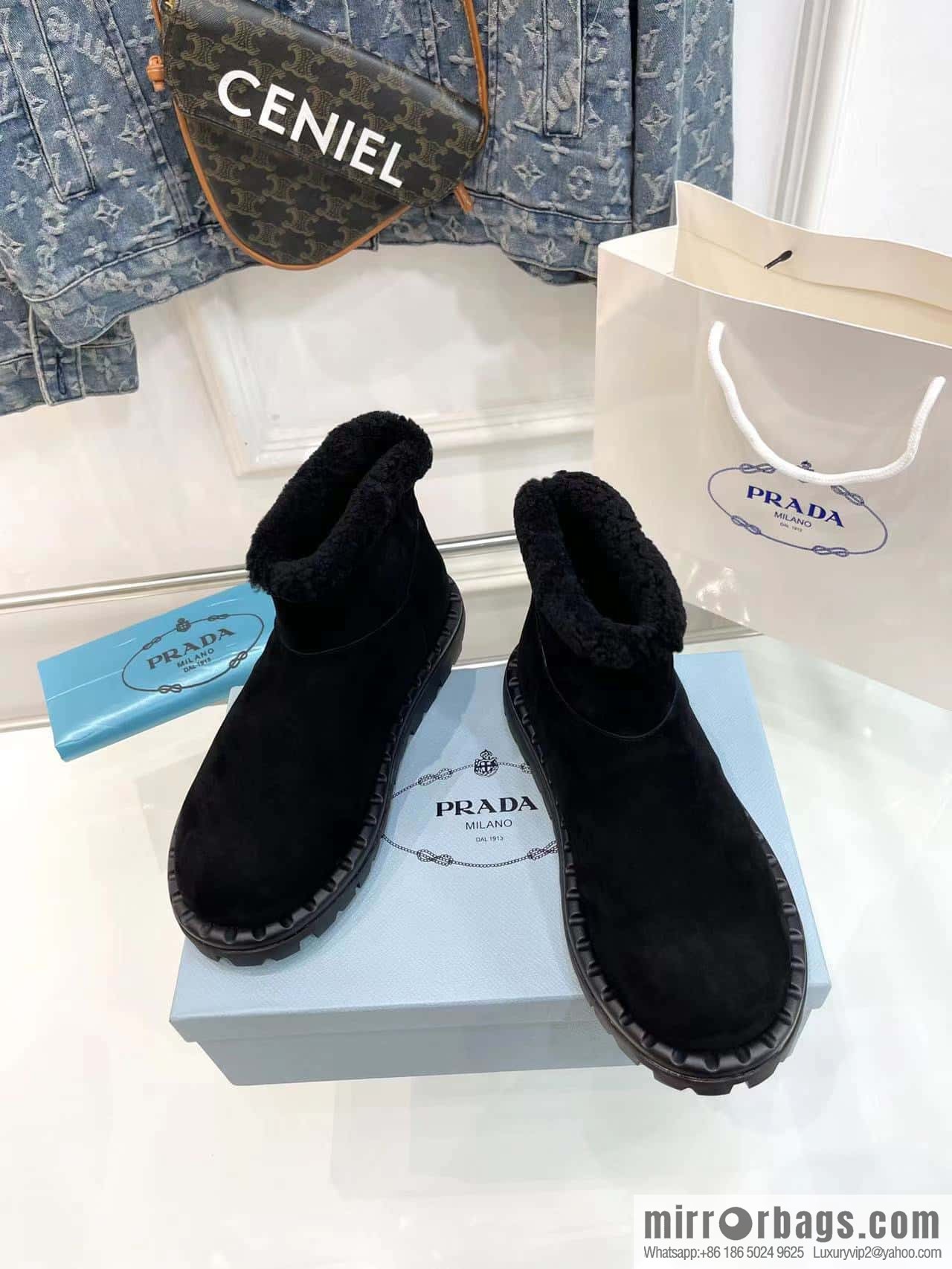 🐰🐰Prada King Fried, Snow Boots, Ski Boots Prada Limited Collection