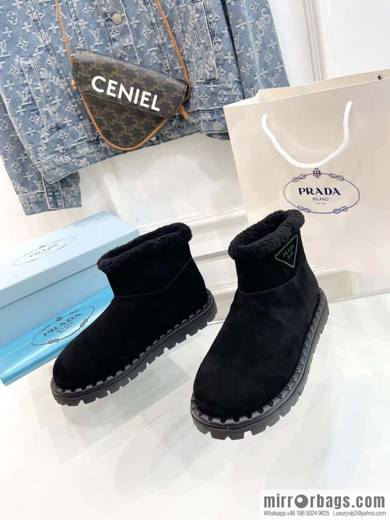 🐰🐰Prada King Fried, Snow Boots, Ski Boots Prada Limited Collection