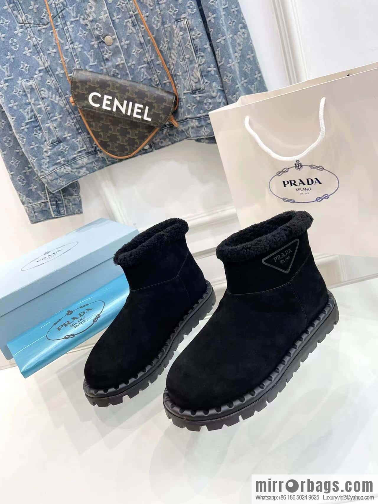 🐰🐰Prada King Fried, Snow Boots, Ski Boots Prada Limited Collection