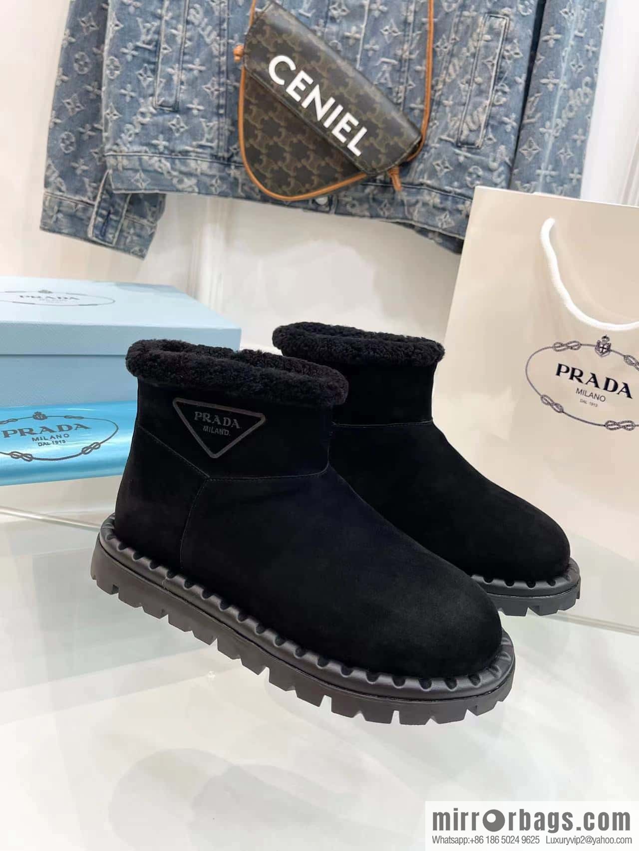 🐰🐰Prada King Fried, Snow Boots, Ski Boots Prada Limited Collection